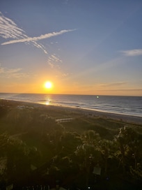 Sunrise from the balcony.
