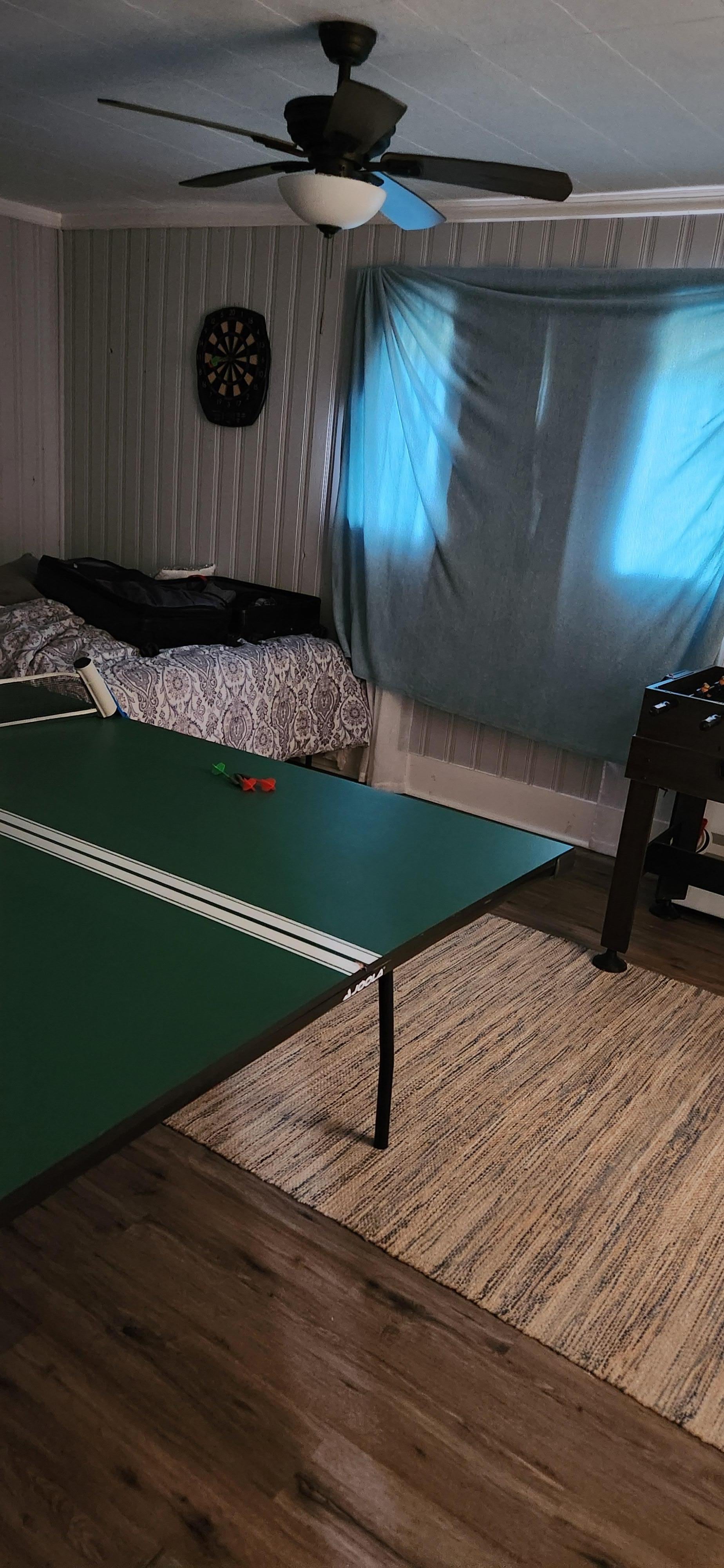 Considered a bedroom, but is a game room, no closet.