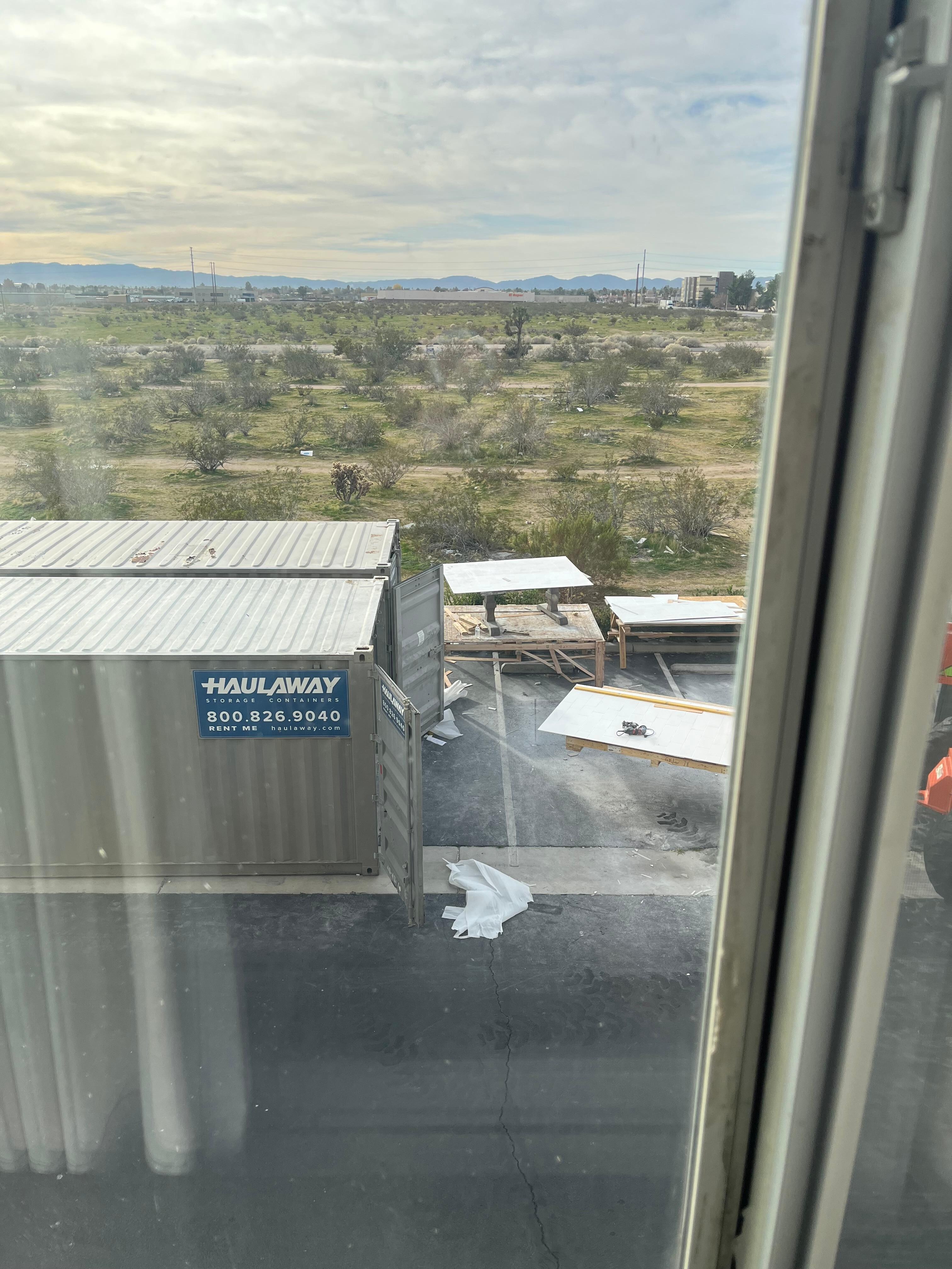 A view from our room