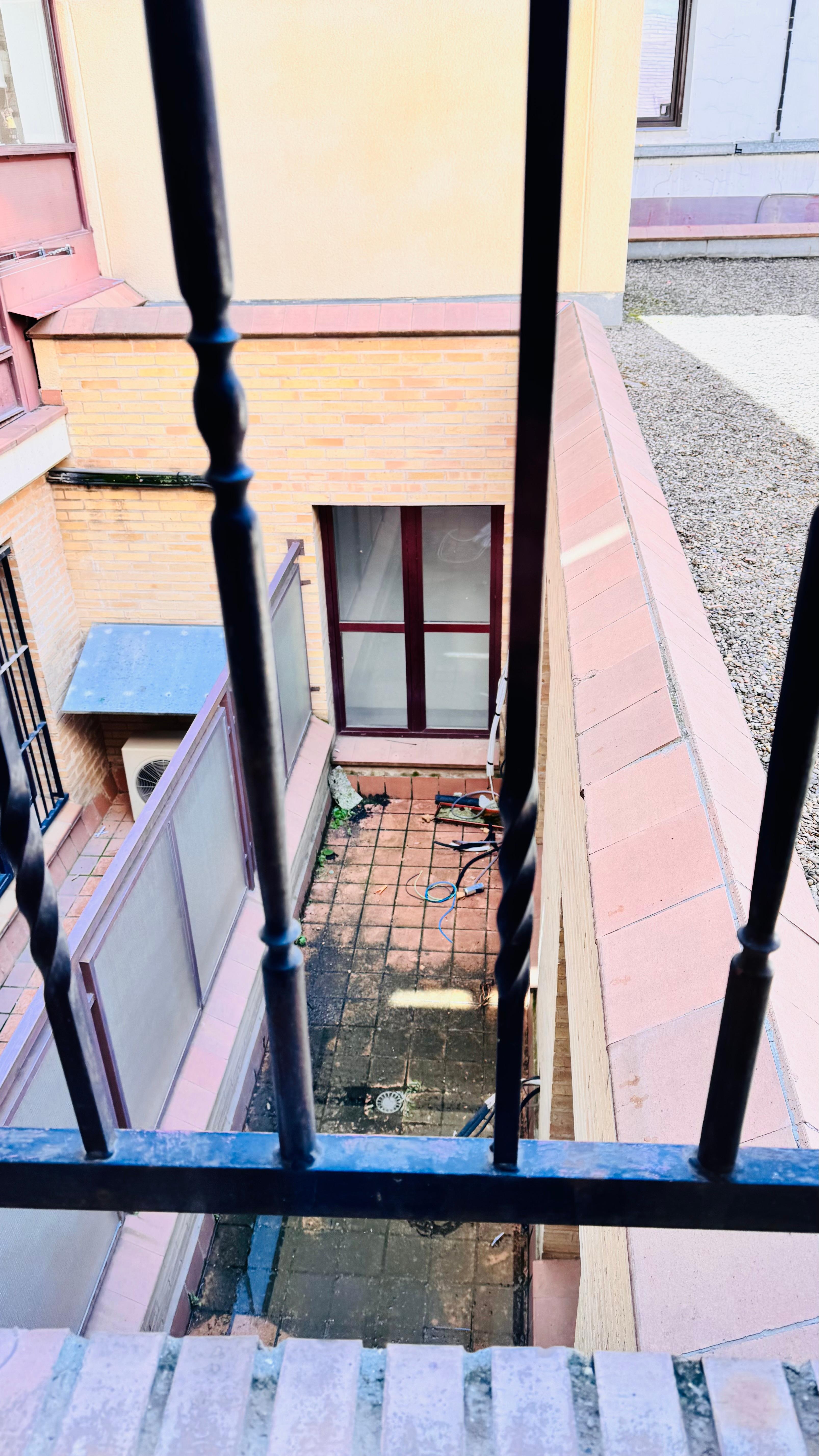 This is the view from my first room . They call this a “urban view “