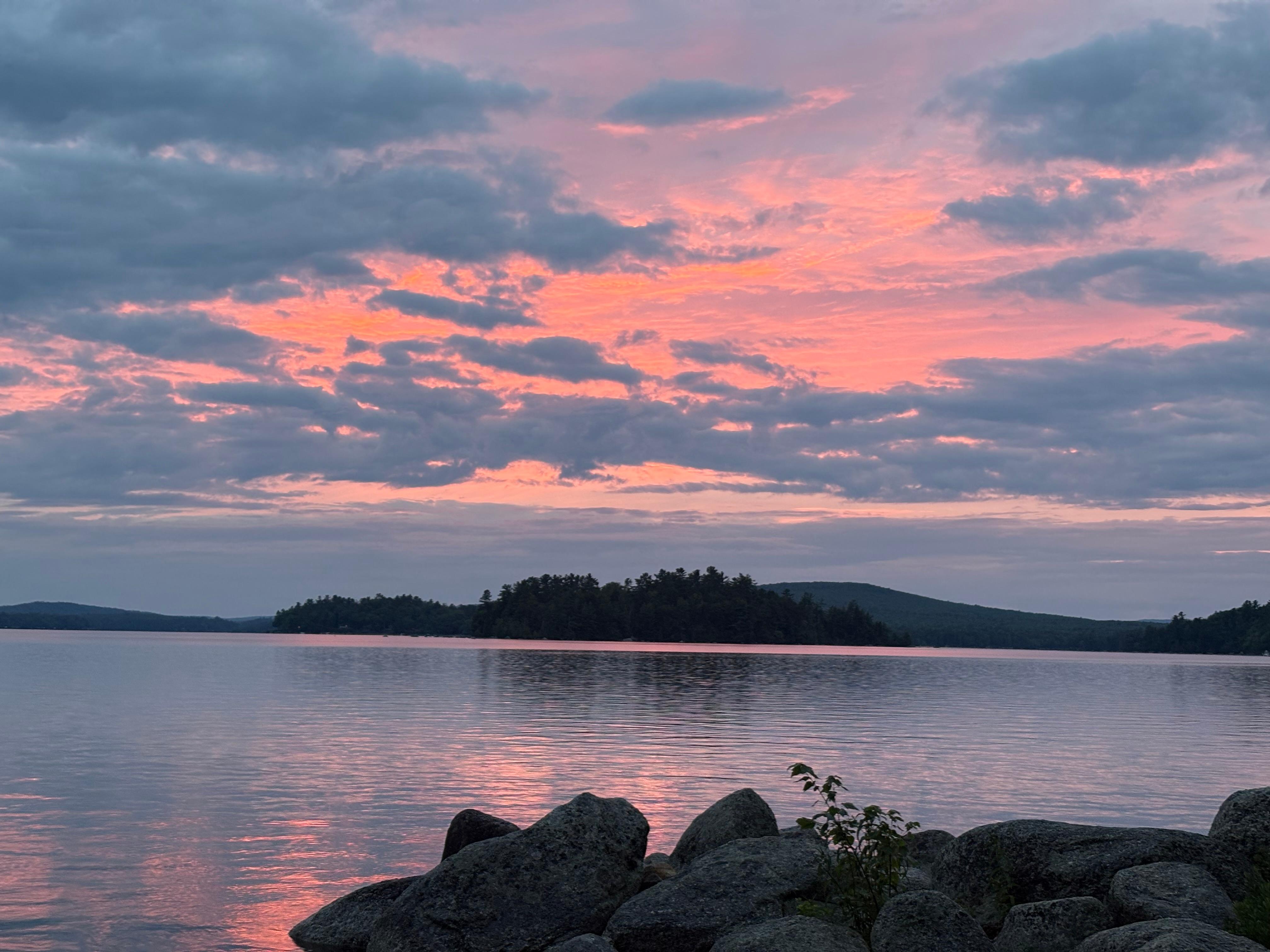 One of many incredible sunsets