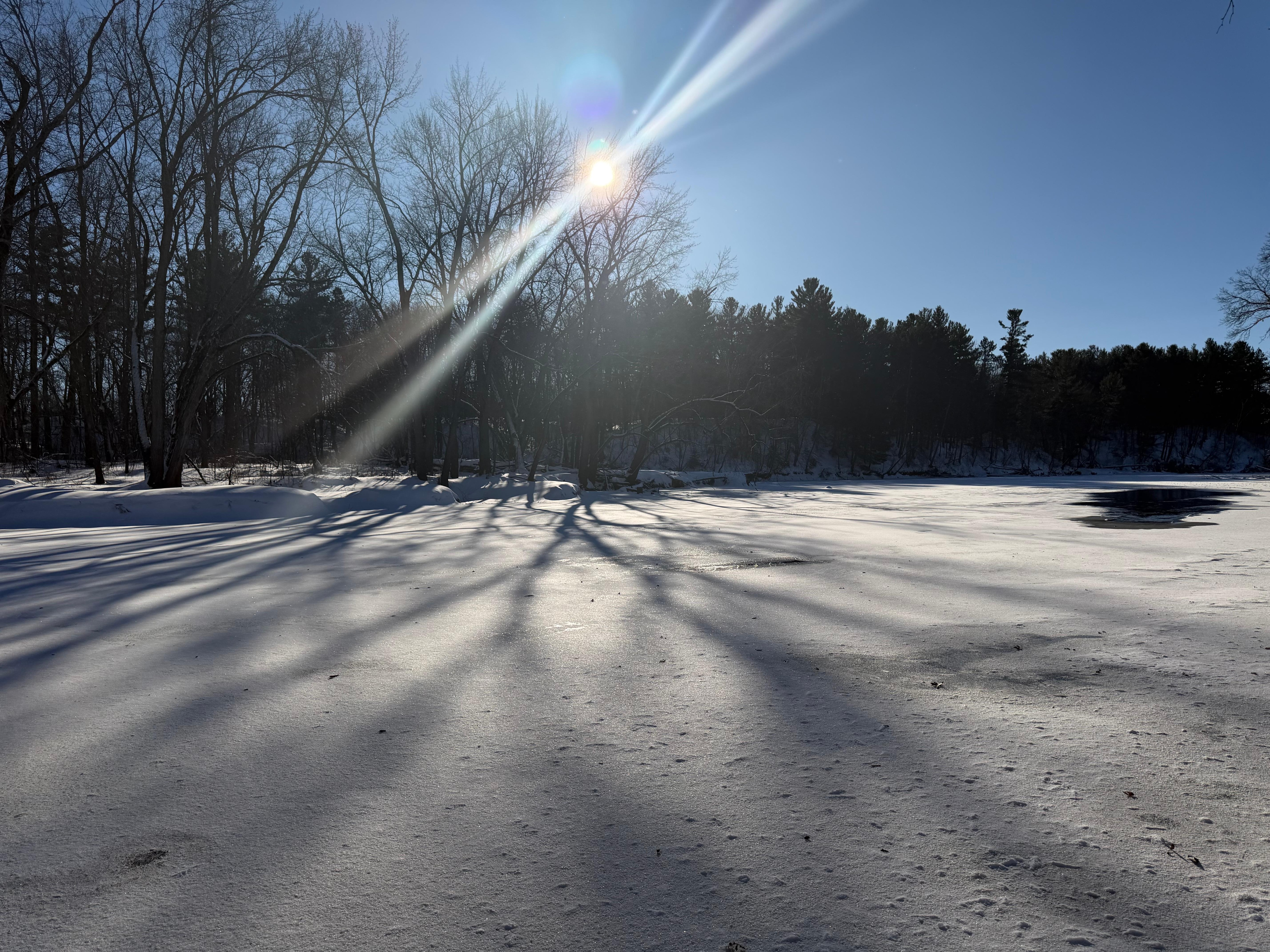 Next day after the snowstorm 