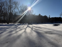 Next day after the snowstorm