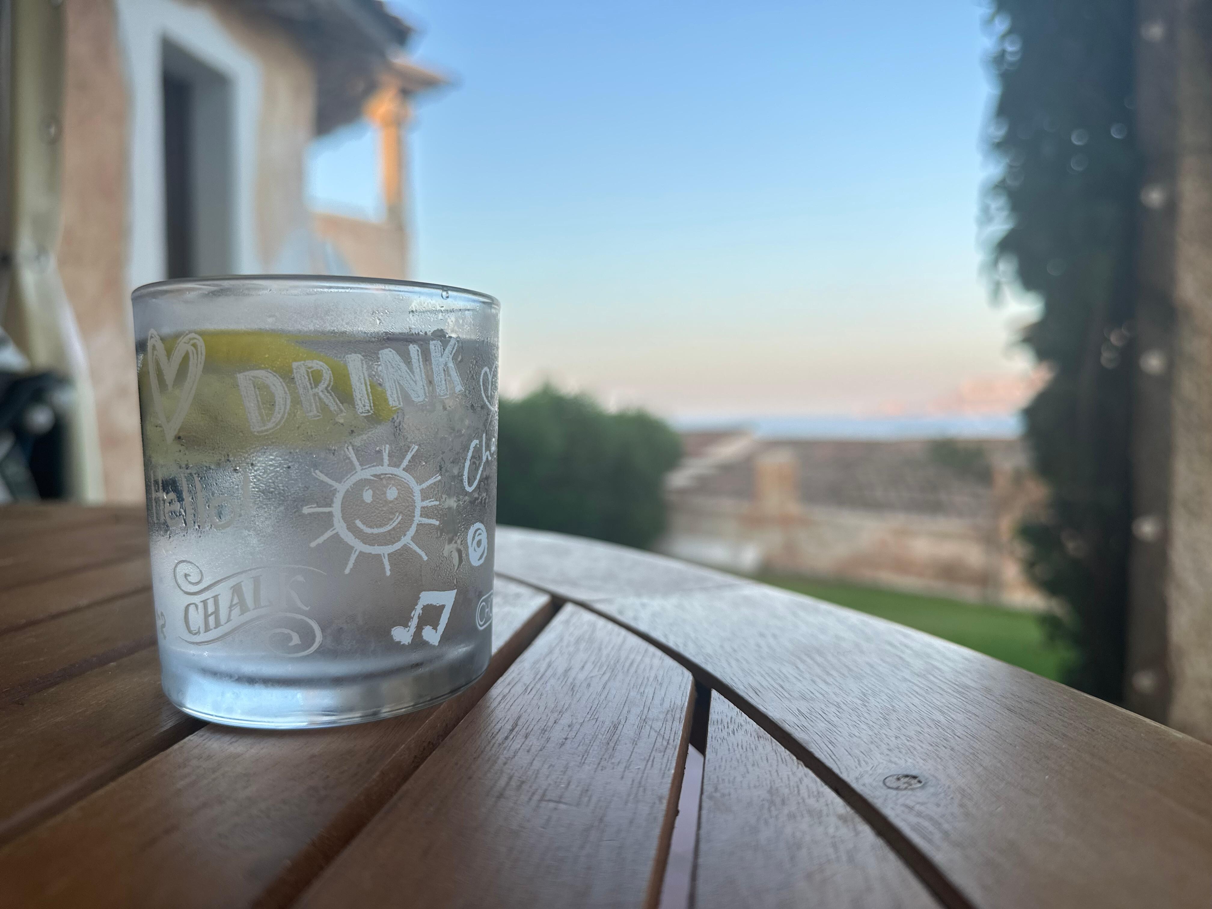 Patio view.