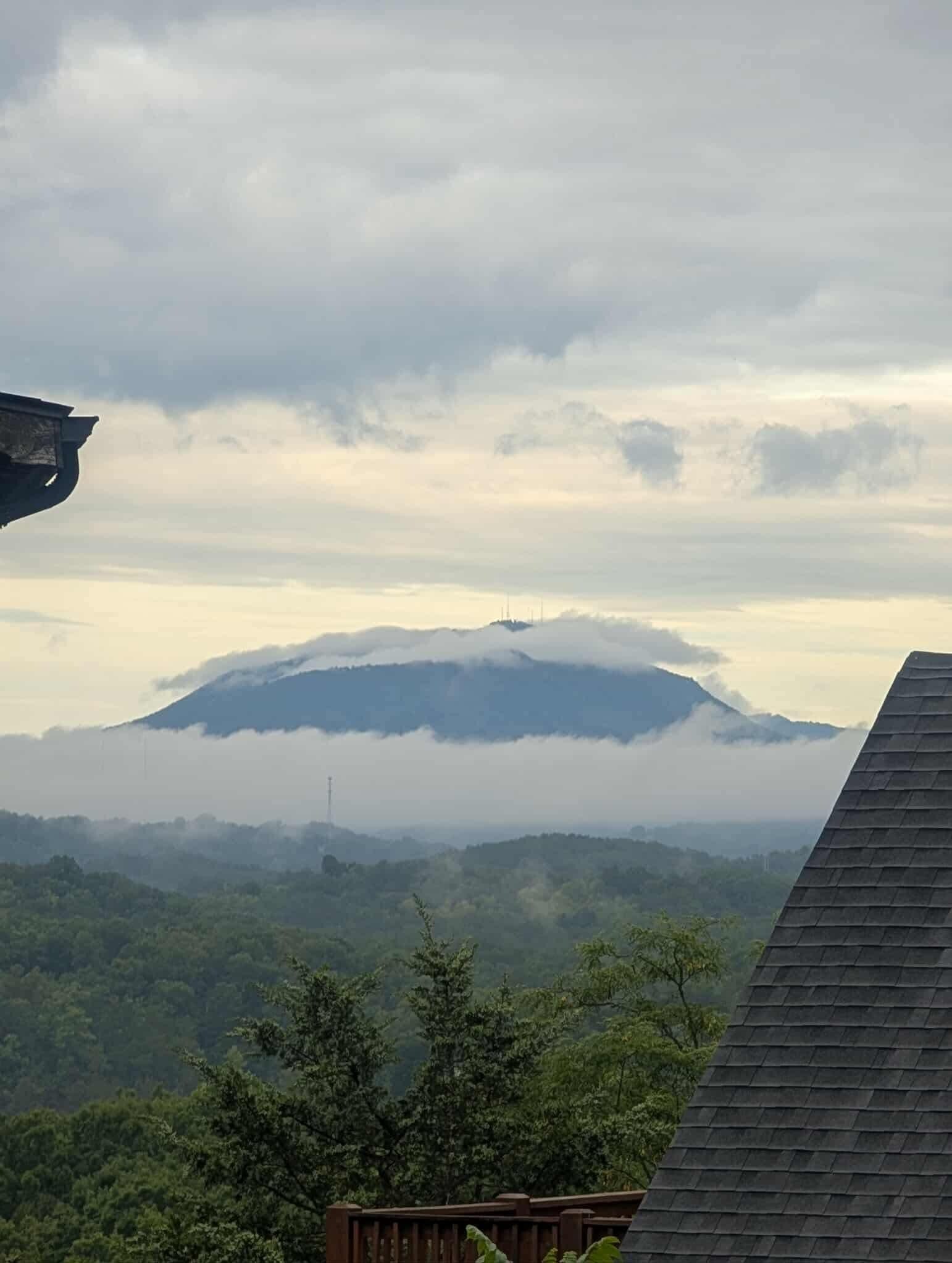 View from top bedroom/game room
