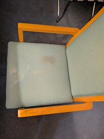 Stained chair