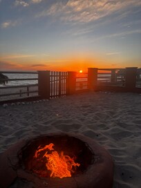 Highest level on the fire evolutionary scale is the beach fire. Can’t be beat.