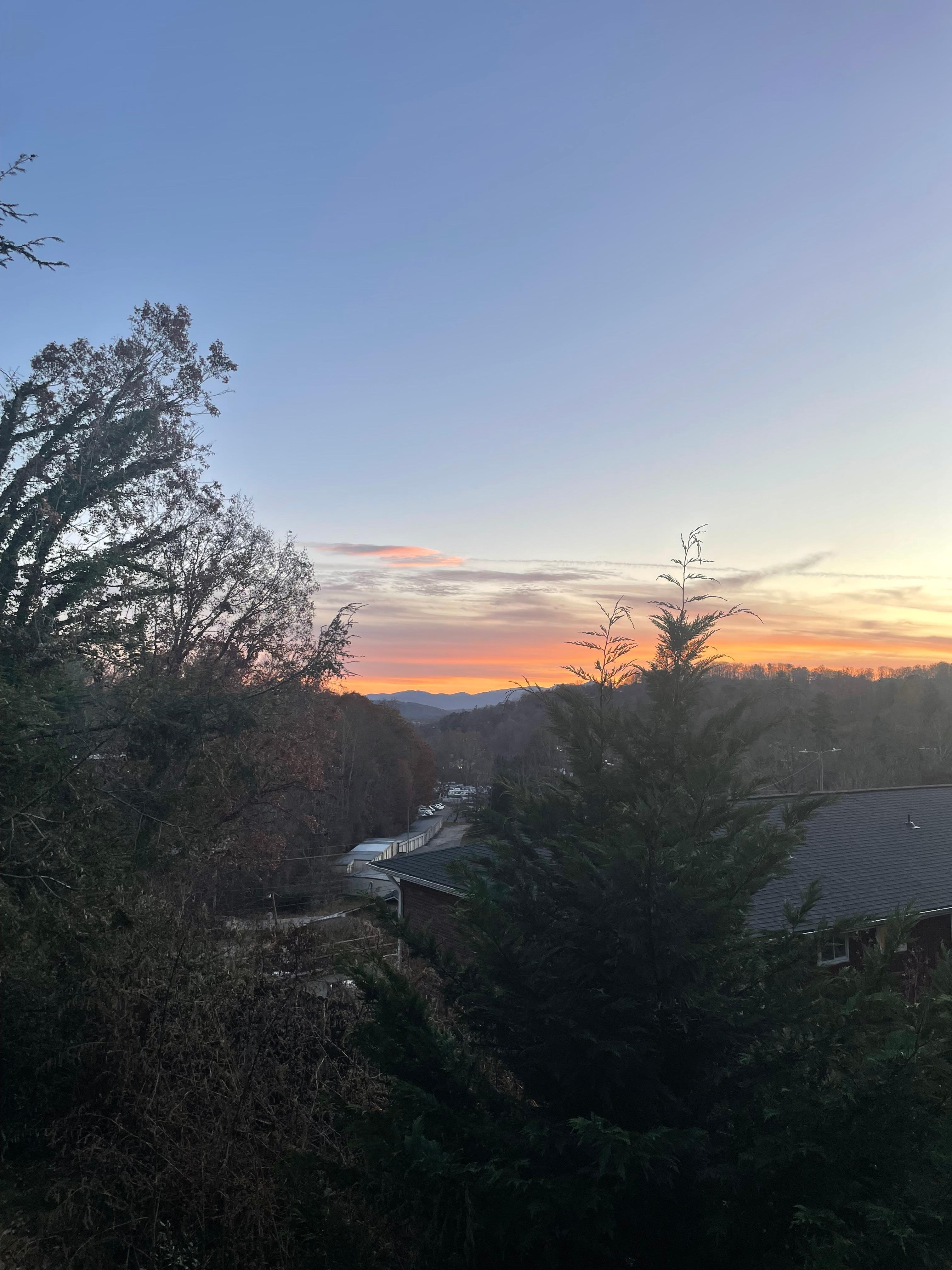 Sunset from back deck! 