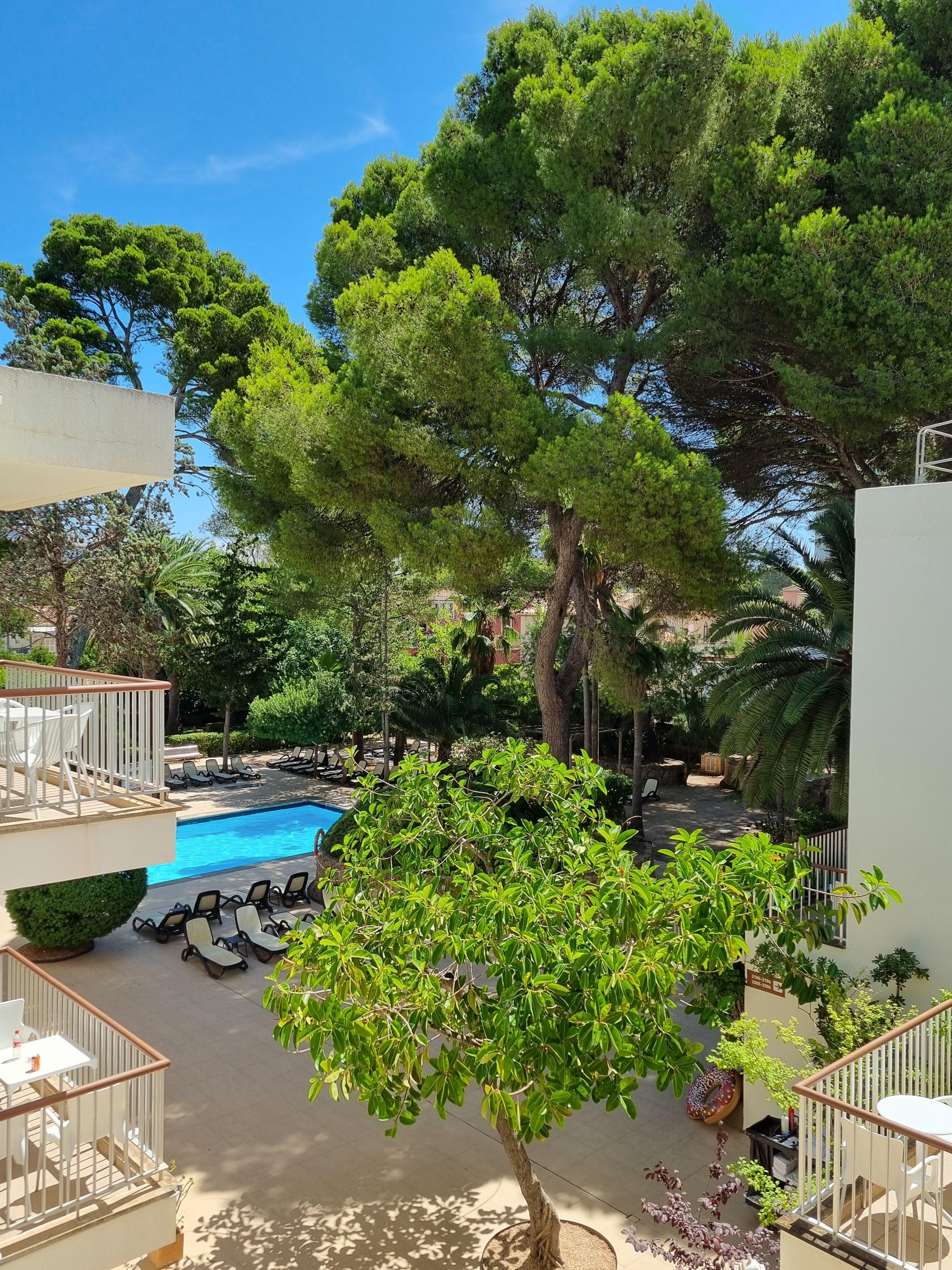 Utsikt från vår lägenhet 