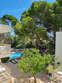 Utsikt från vår lägenhet