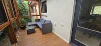 Sunroom sitting area