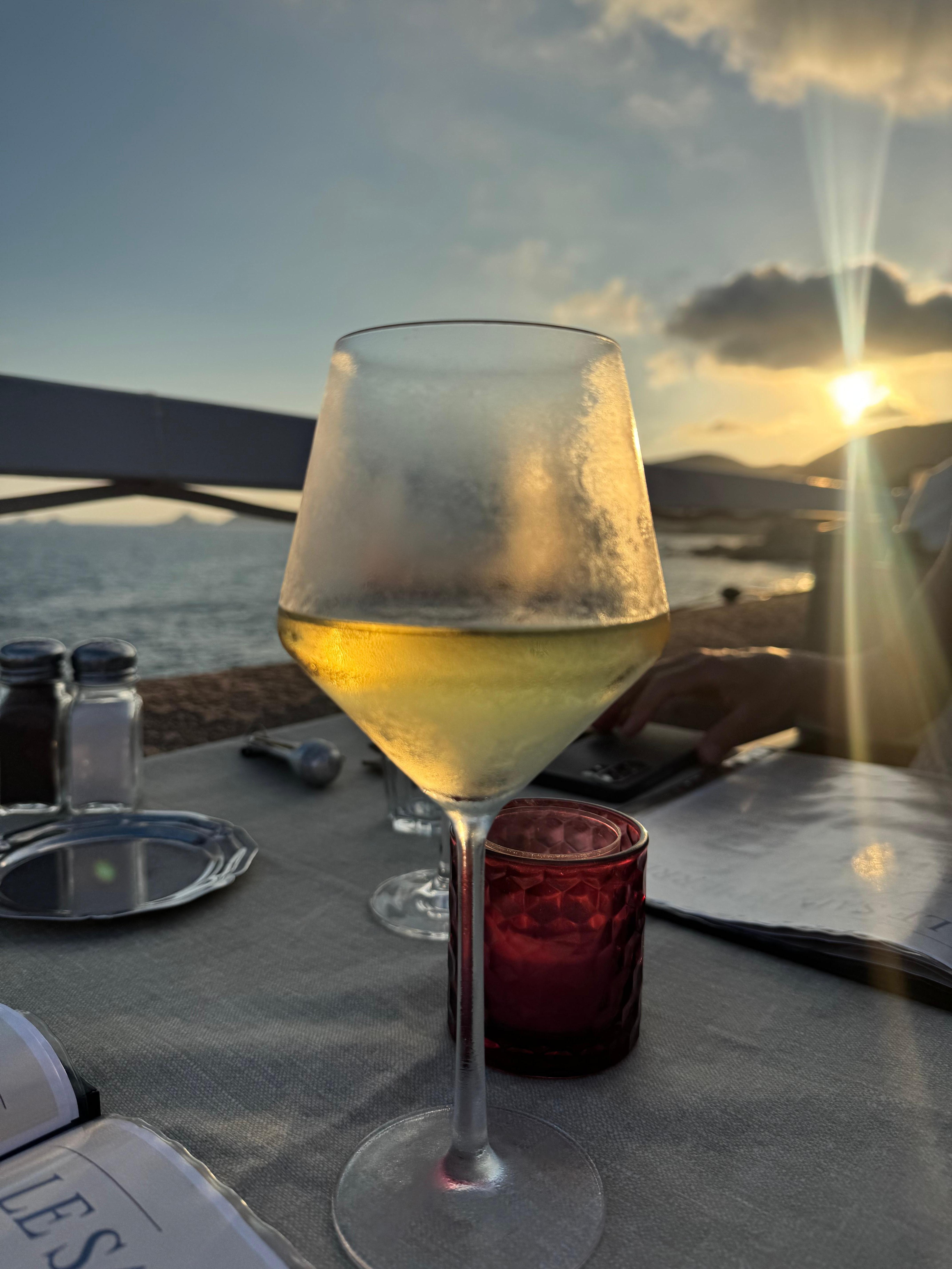 Never miss a sunset. Dinner on the terrace. 