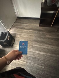 Motto is we will leave the light on for you, yet i came into a dark room