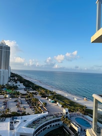 Bird’s eye view from the 19th floor.