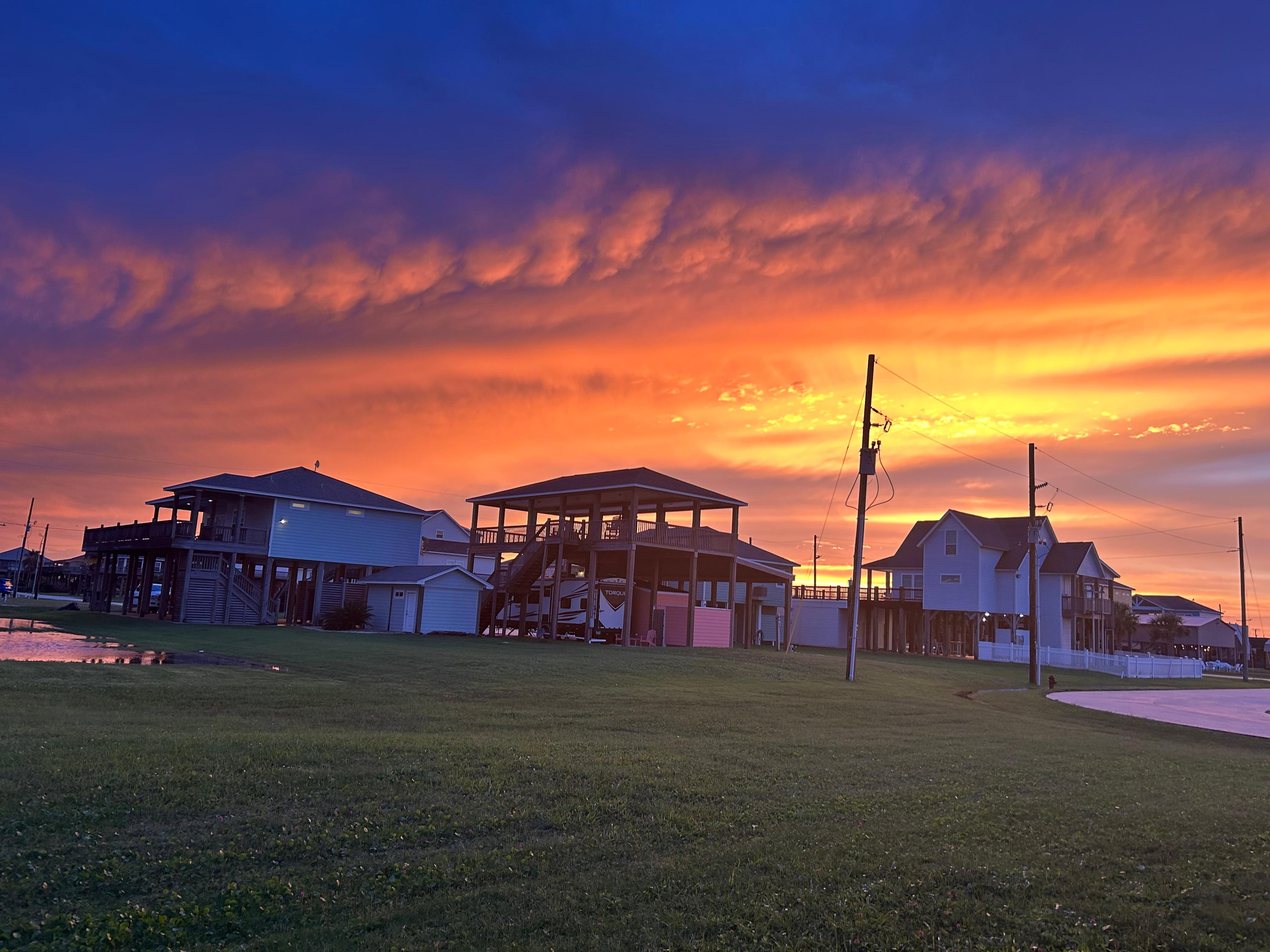 Sunset from the house