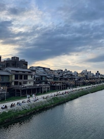 Just a few steps outside the hotel!