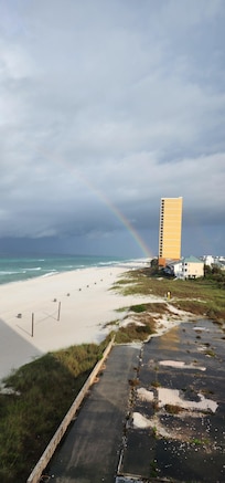 View from the large corner balcony!