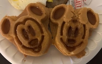 Gotta love the Mickey&Minnie waffles