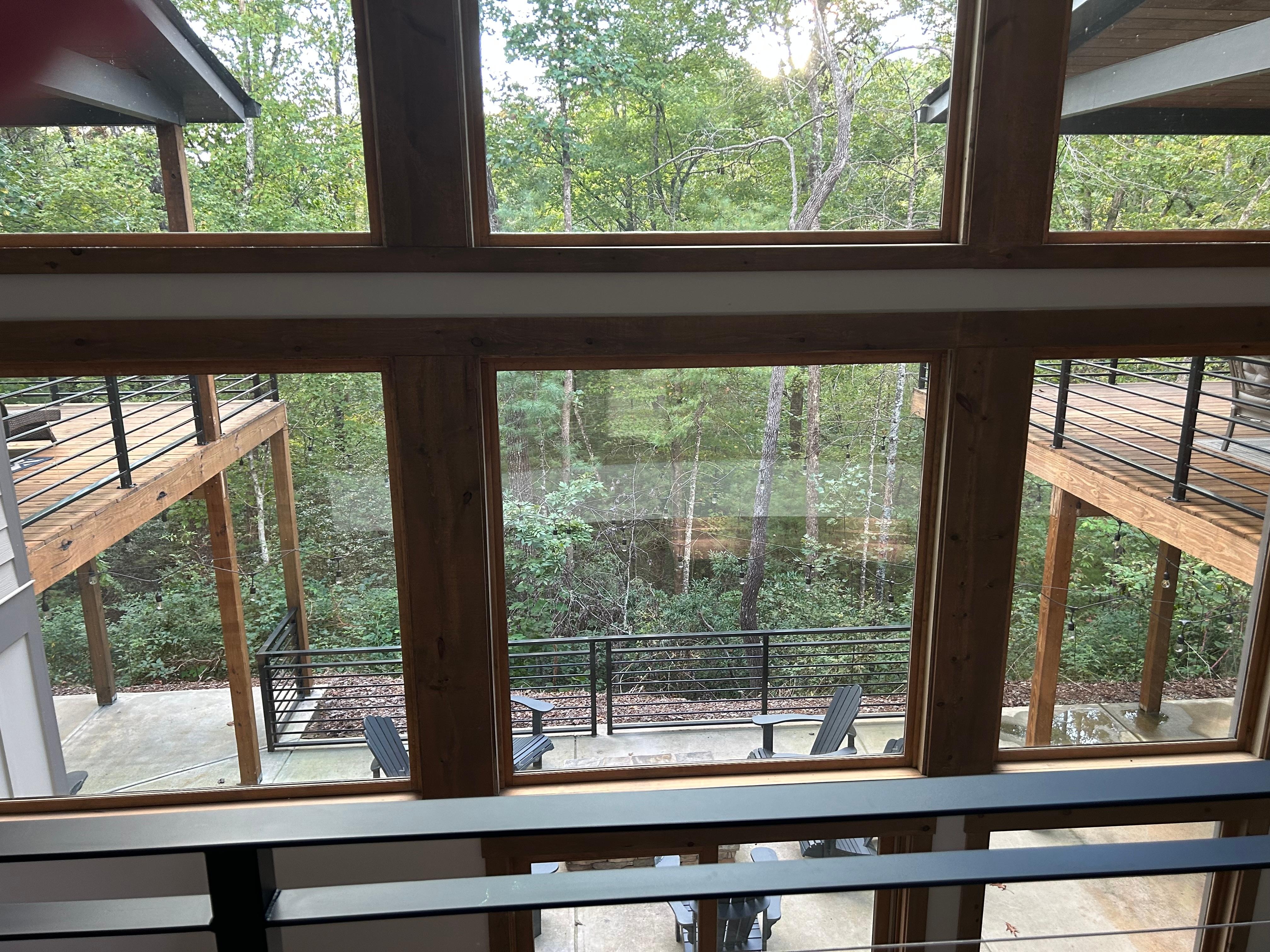 View of back of rental 