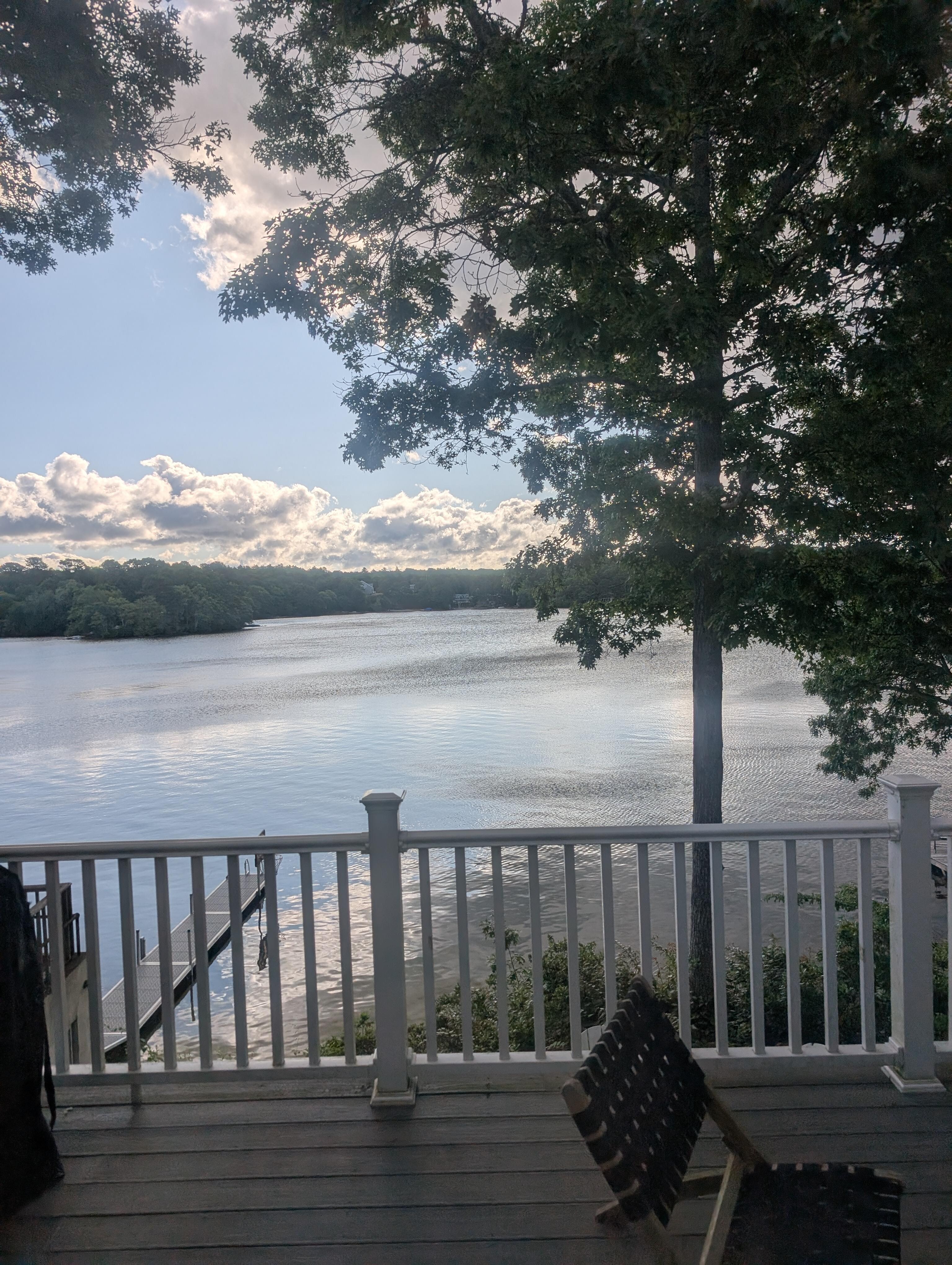 View from back deck