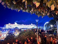 Taken from the restaurant deck looking over the port.