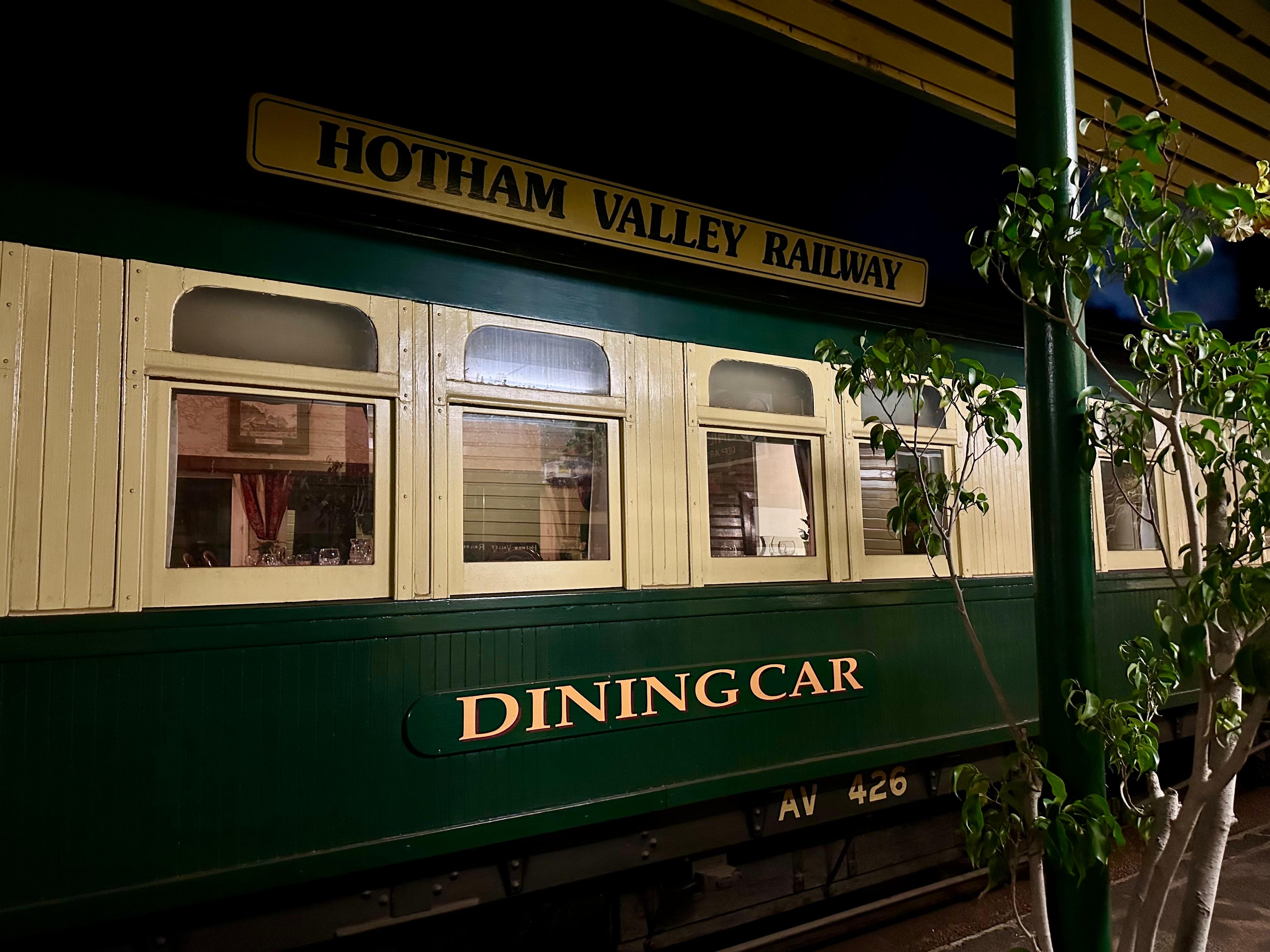 Hotham Valley restaurant train