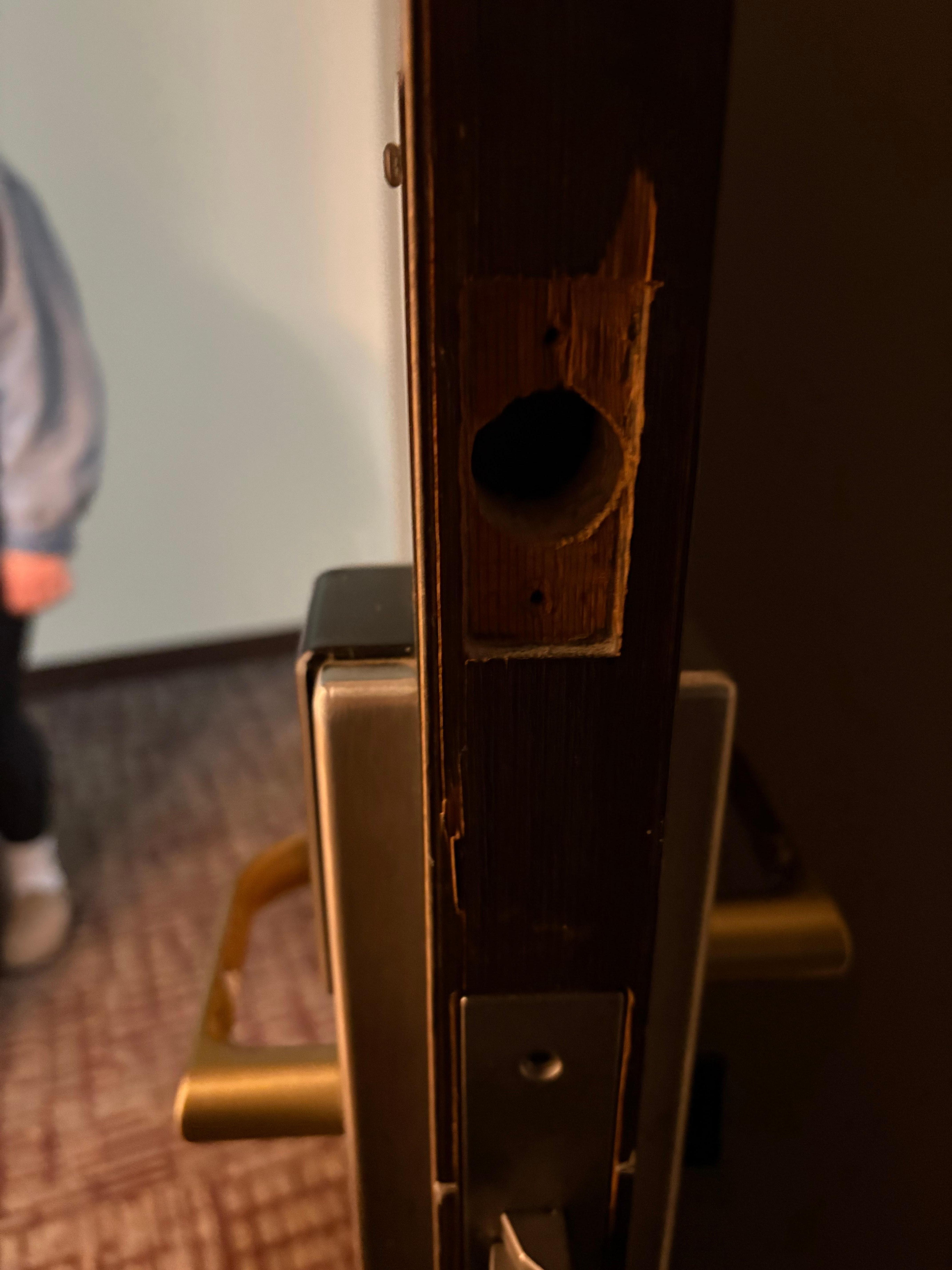 Door would not lock and missing second lock 