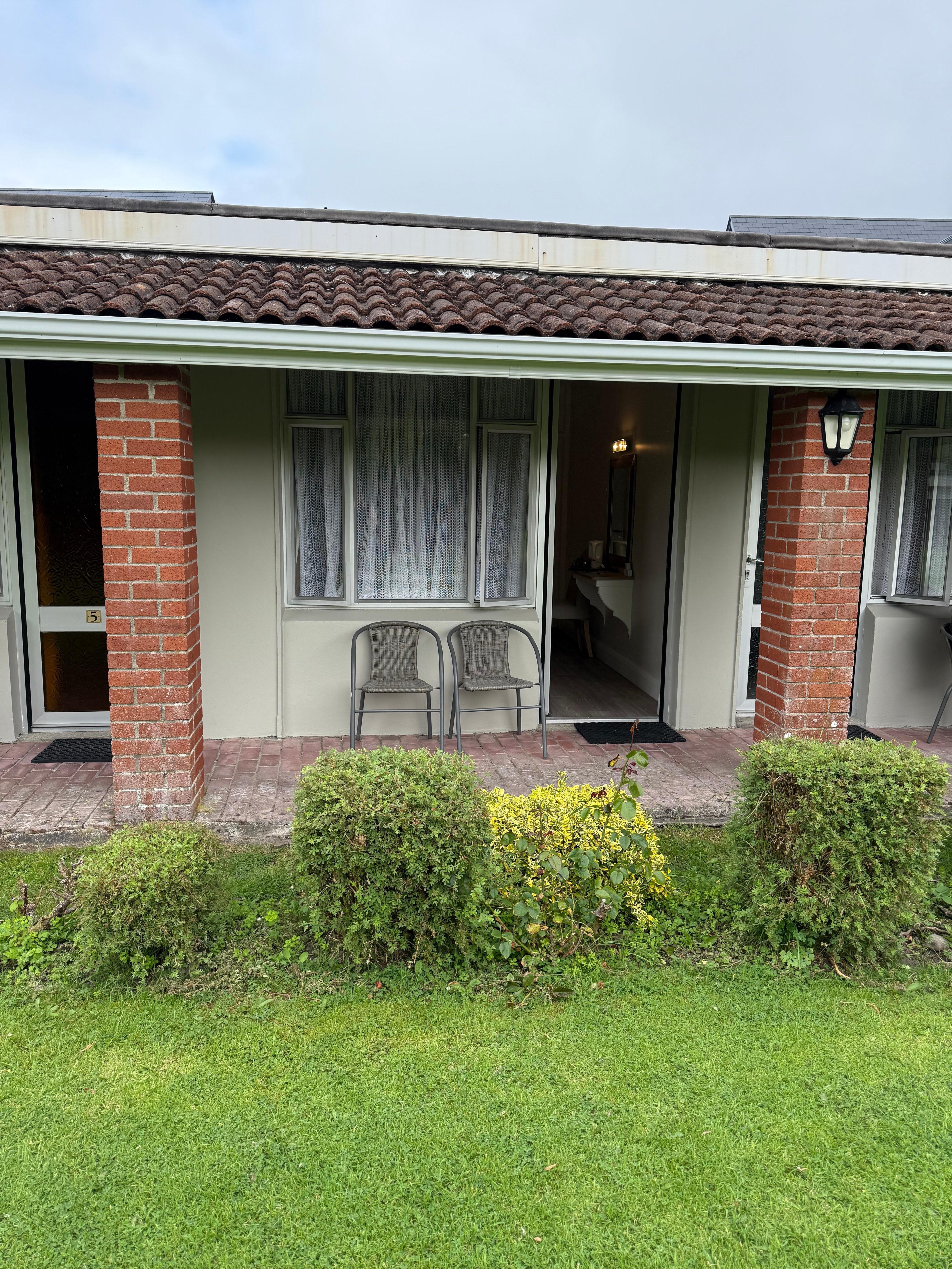 Our room facing the large garden.