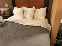 The second bed looked like it was halfway made