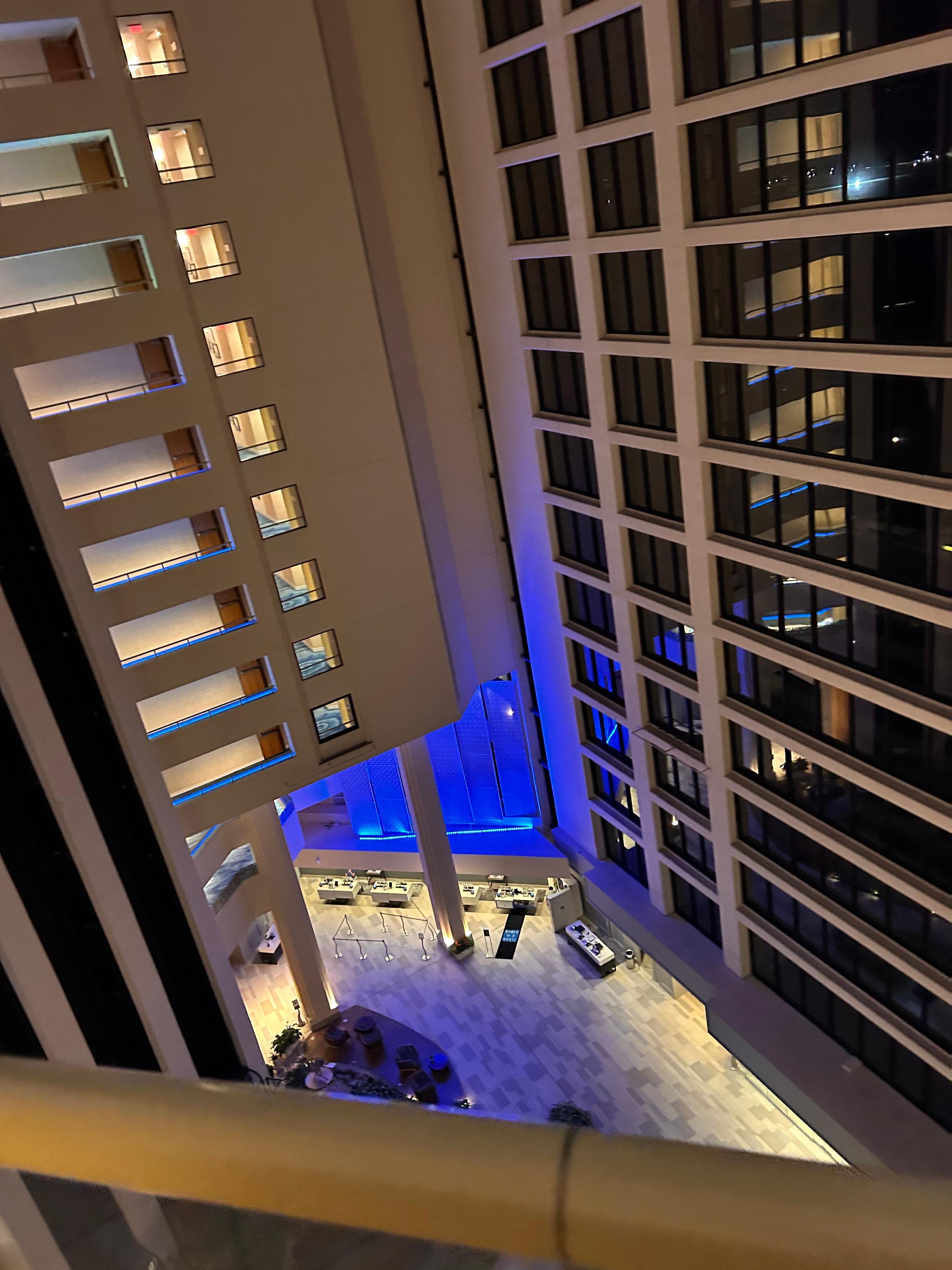 Inside rooms and lobby