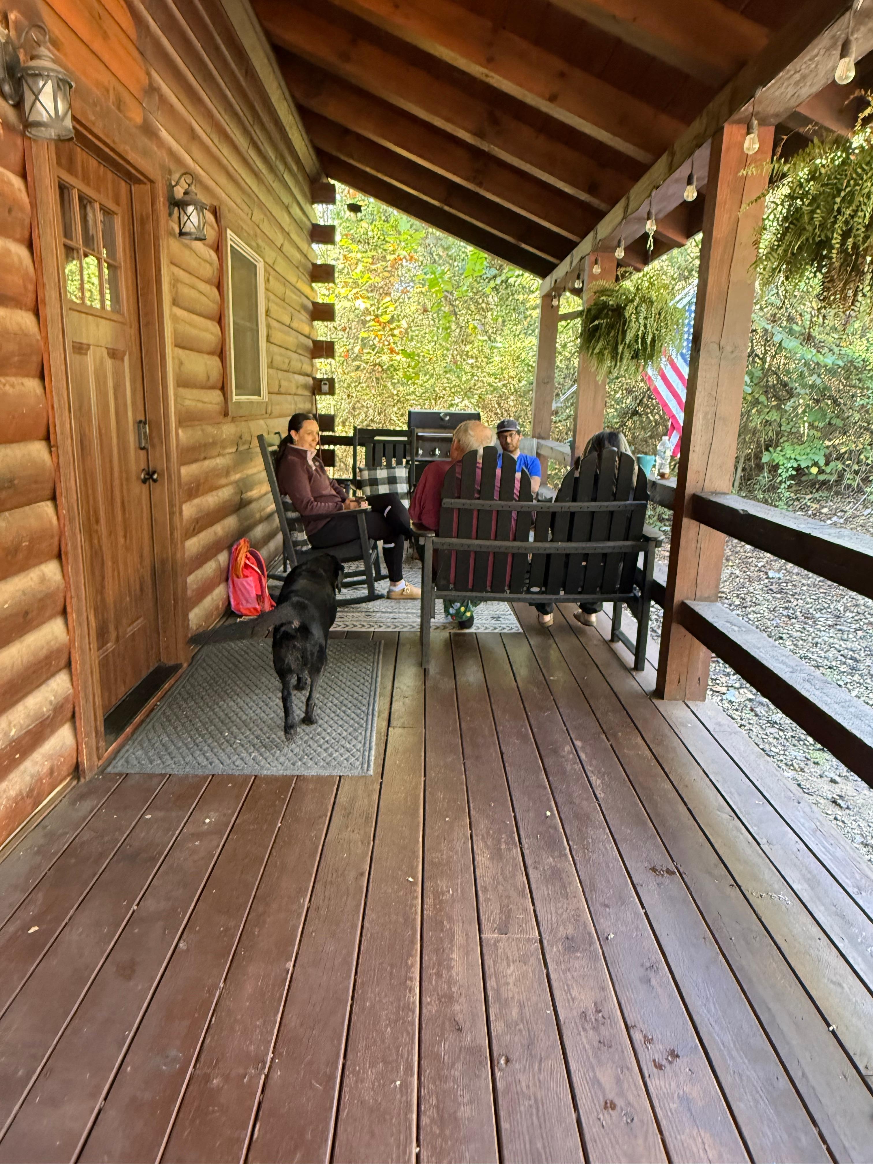 Very comfortable on the front porch.