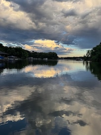From the dock.