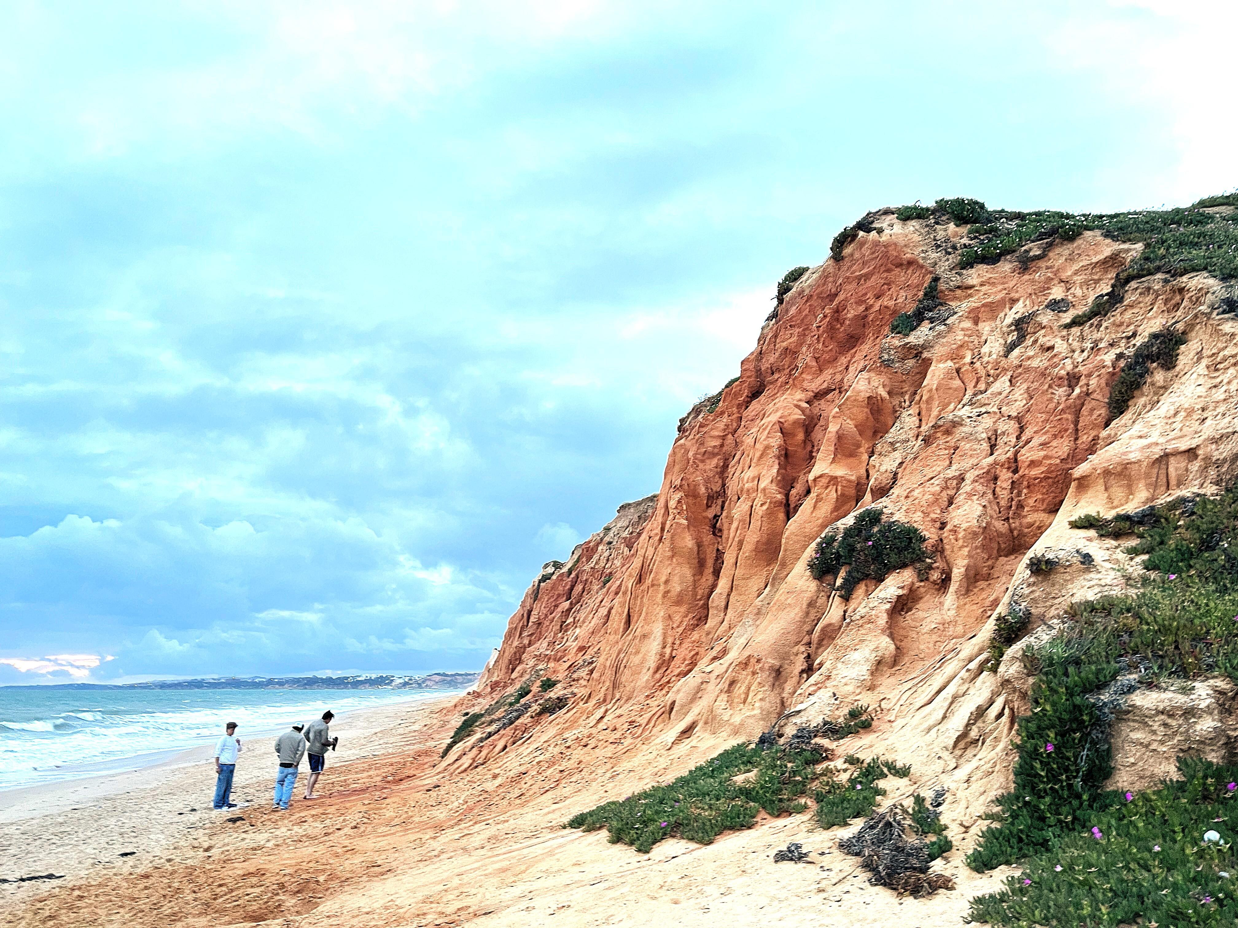 Beach at base of ramp