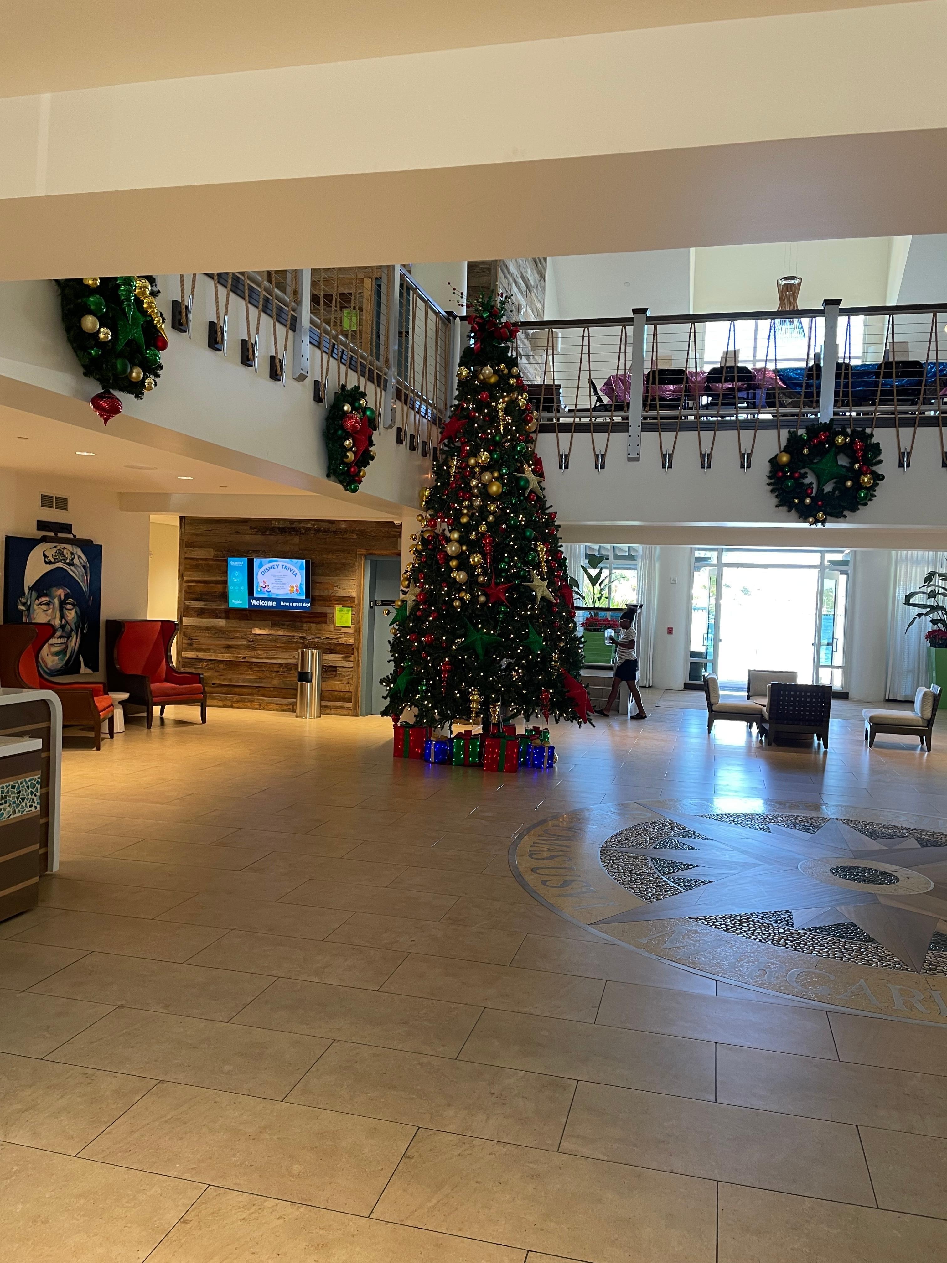 Christmas in lobby 