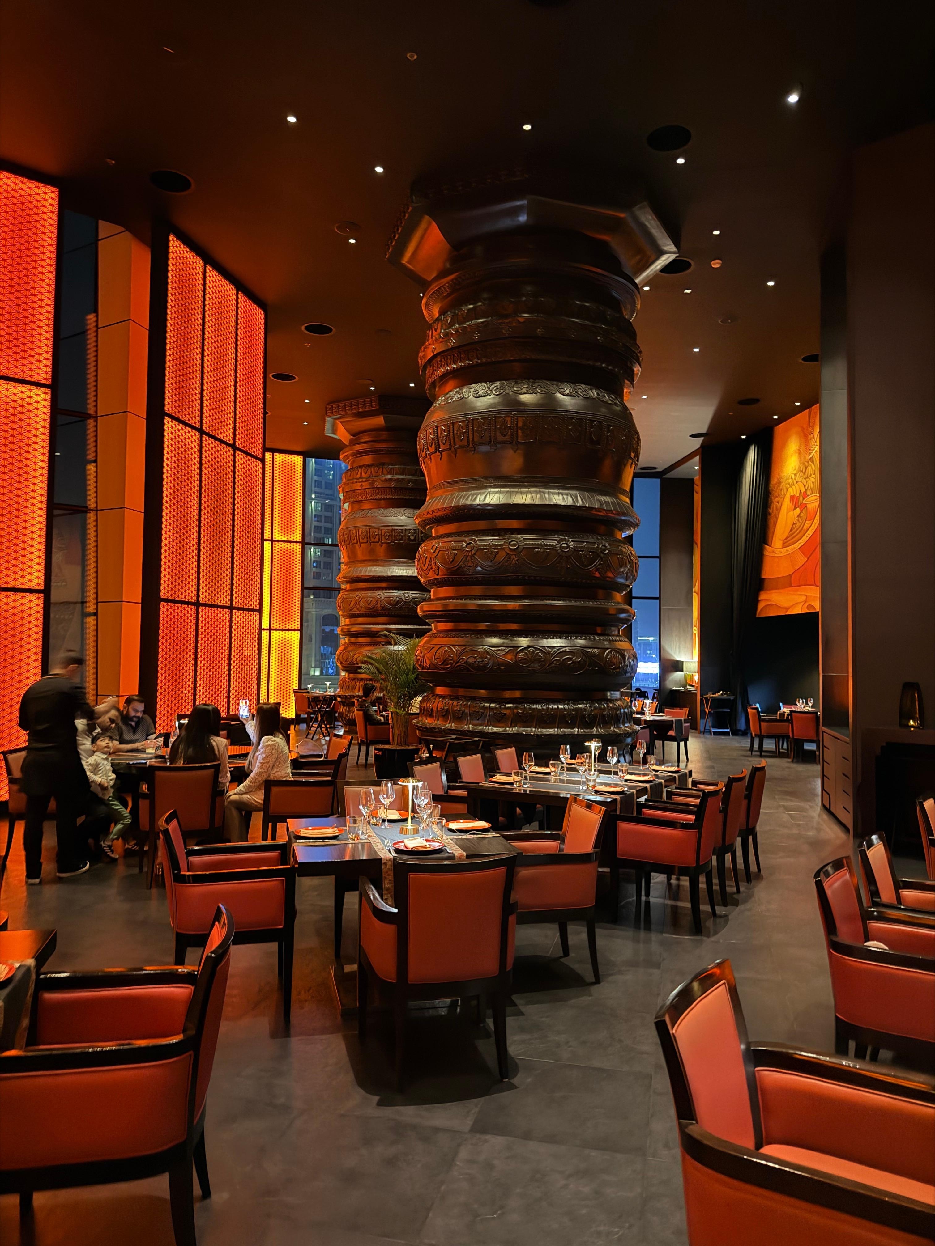 Indian restaurant inside