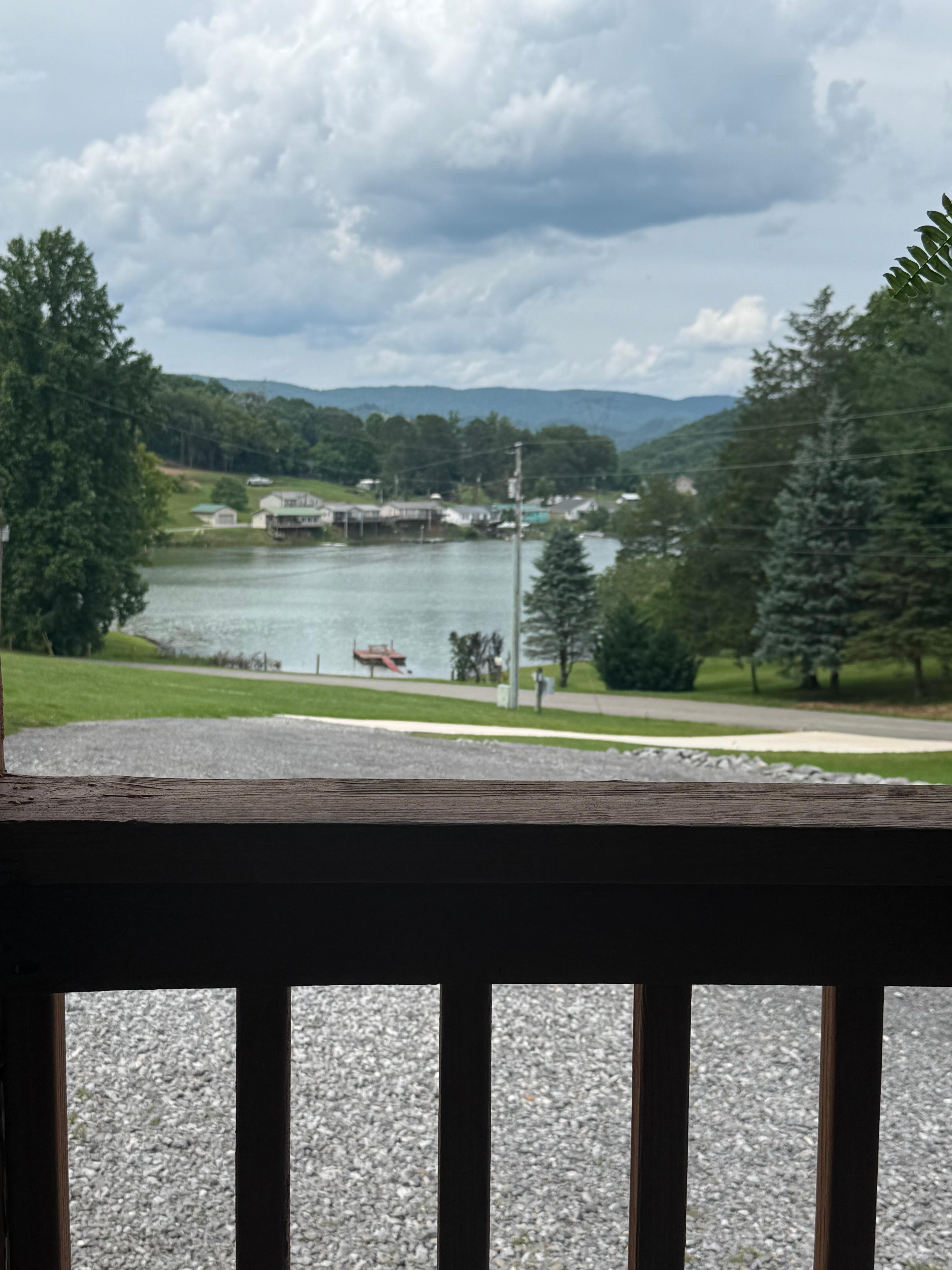 The view from the porch.