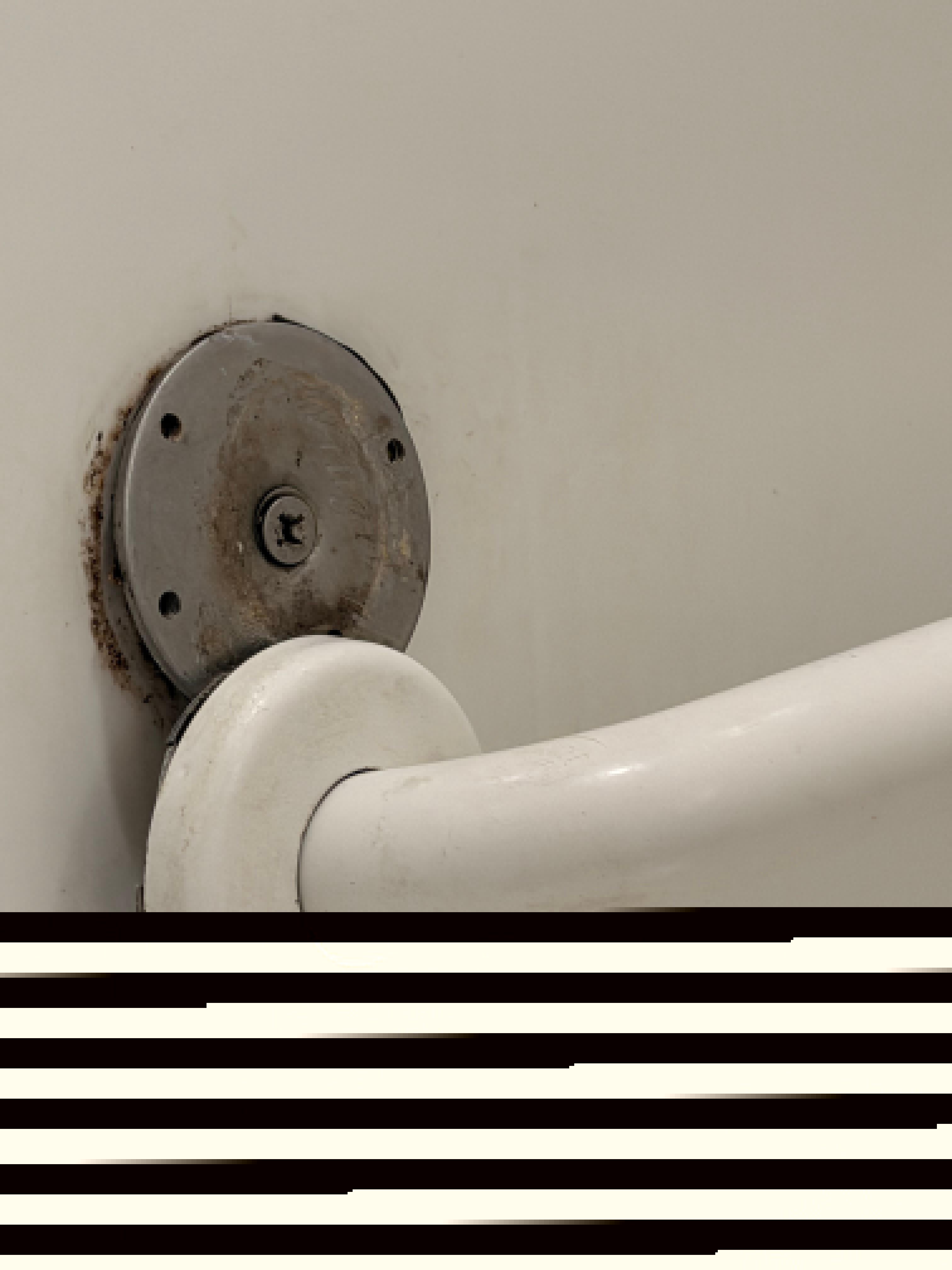 Shower curtain rod falling off