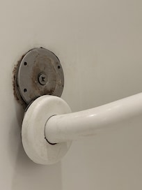 Shower curtain rod falling off
