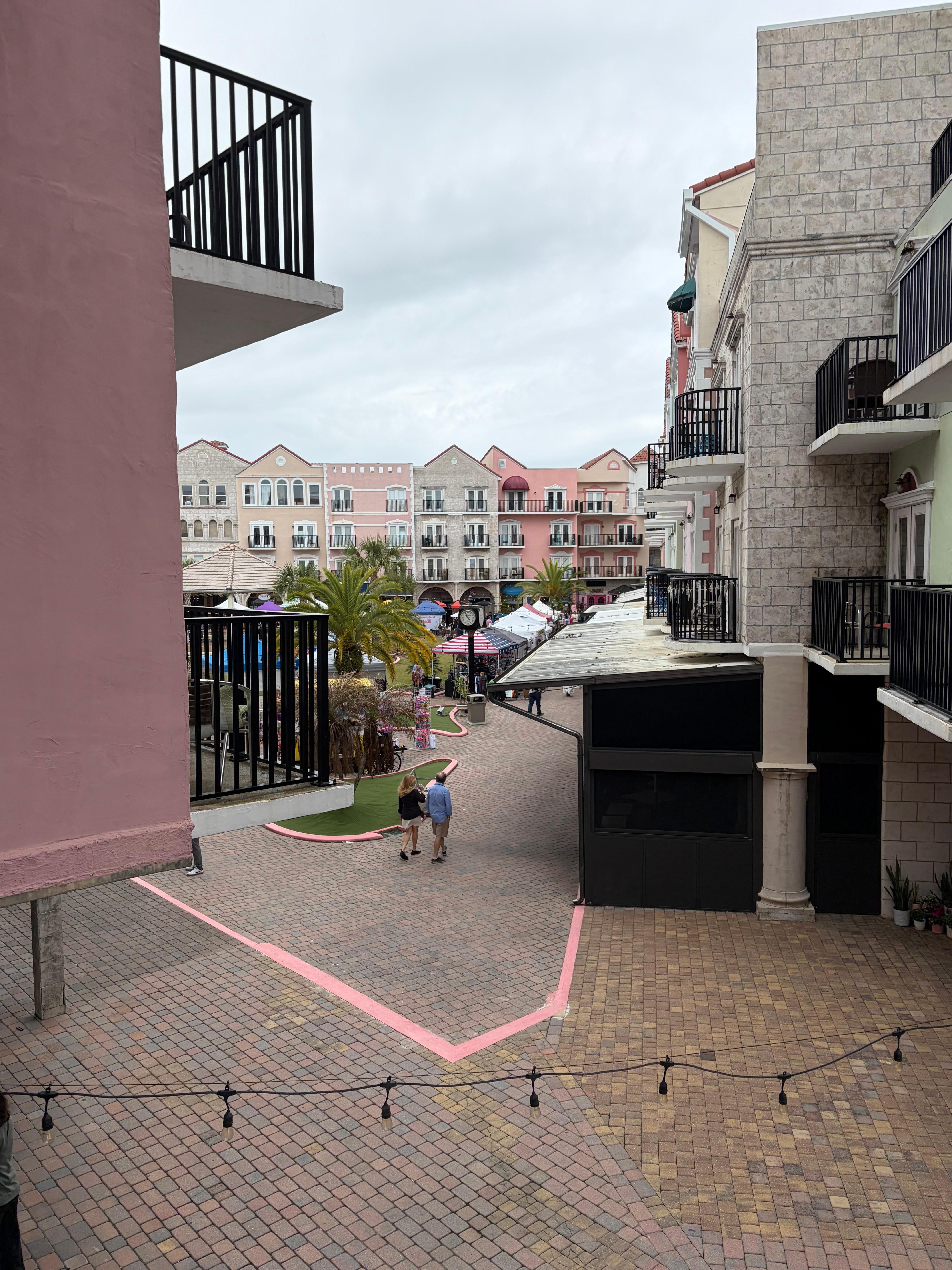 View from our balcony 