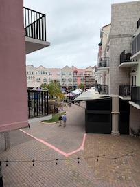 View from our balcony