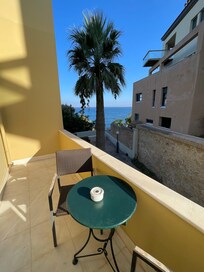Privater Balkon in der Suite