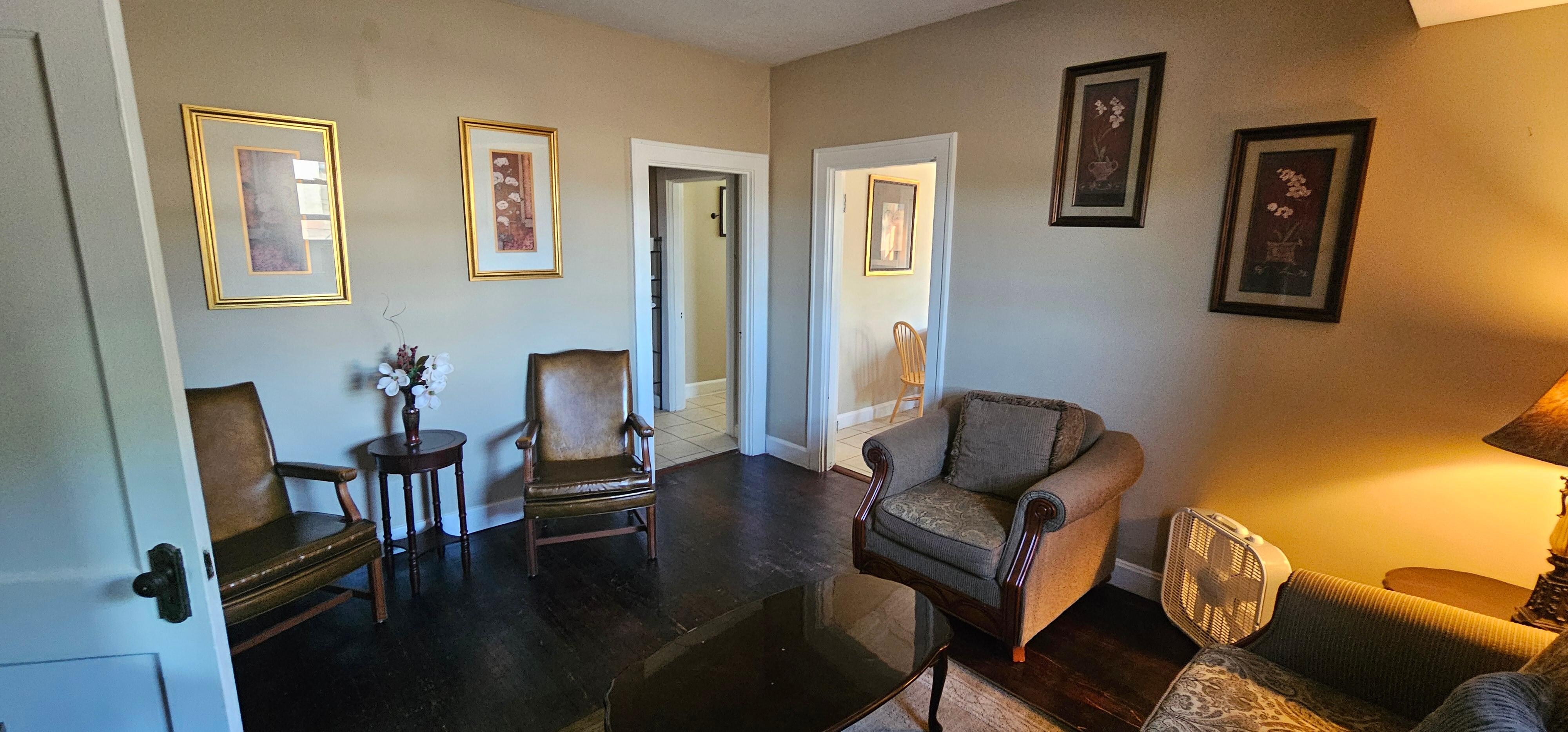 Lounging area 1 w/pull out 