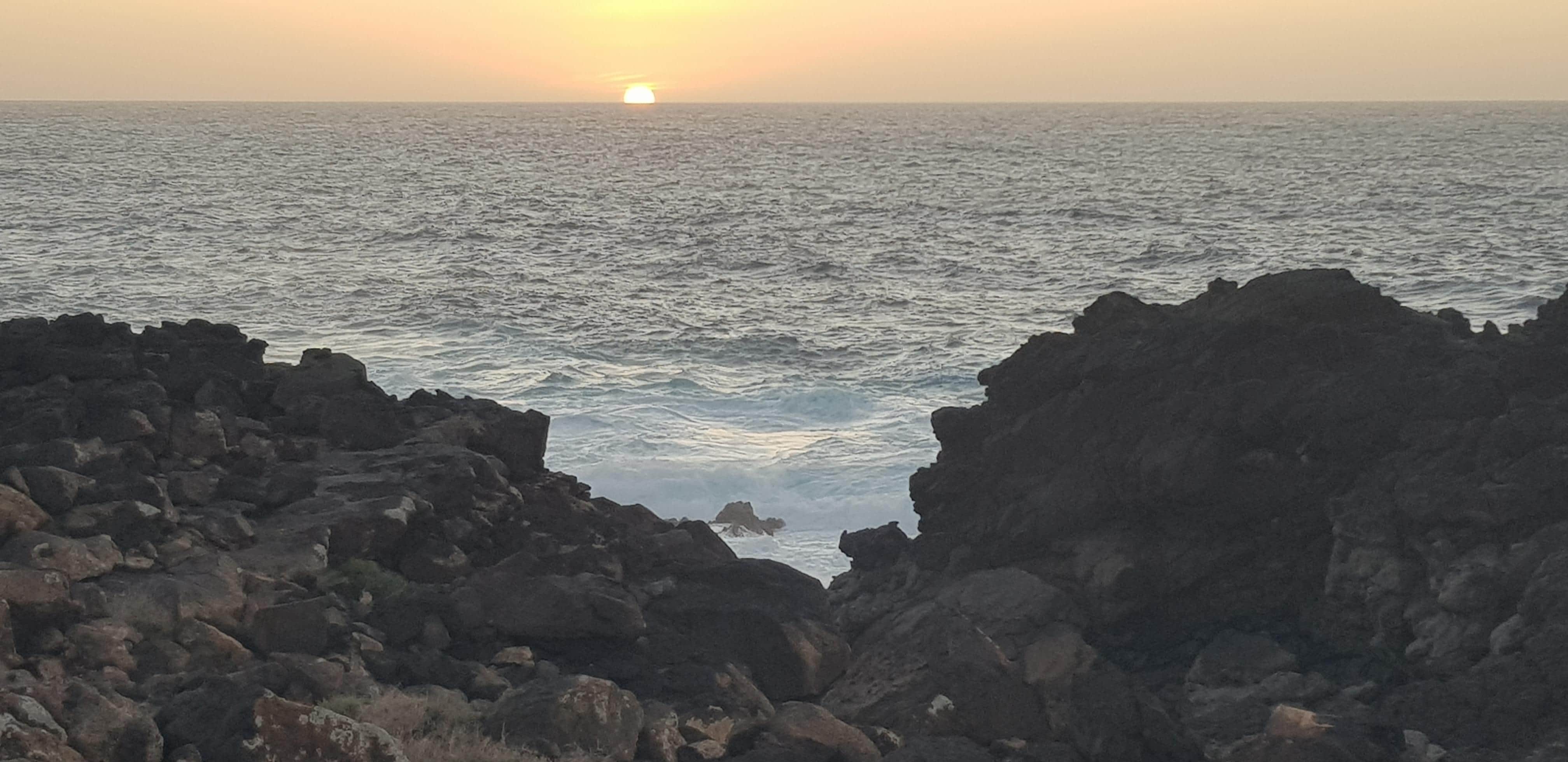 Sunset on coastal path a few mins walk away