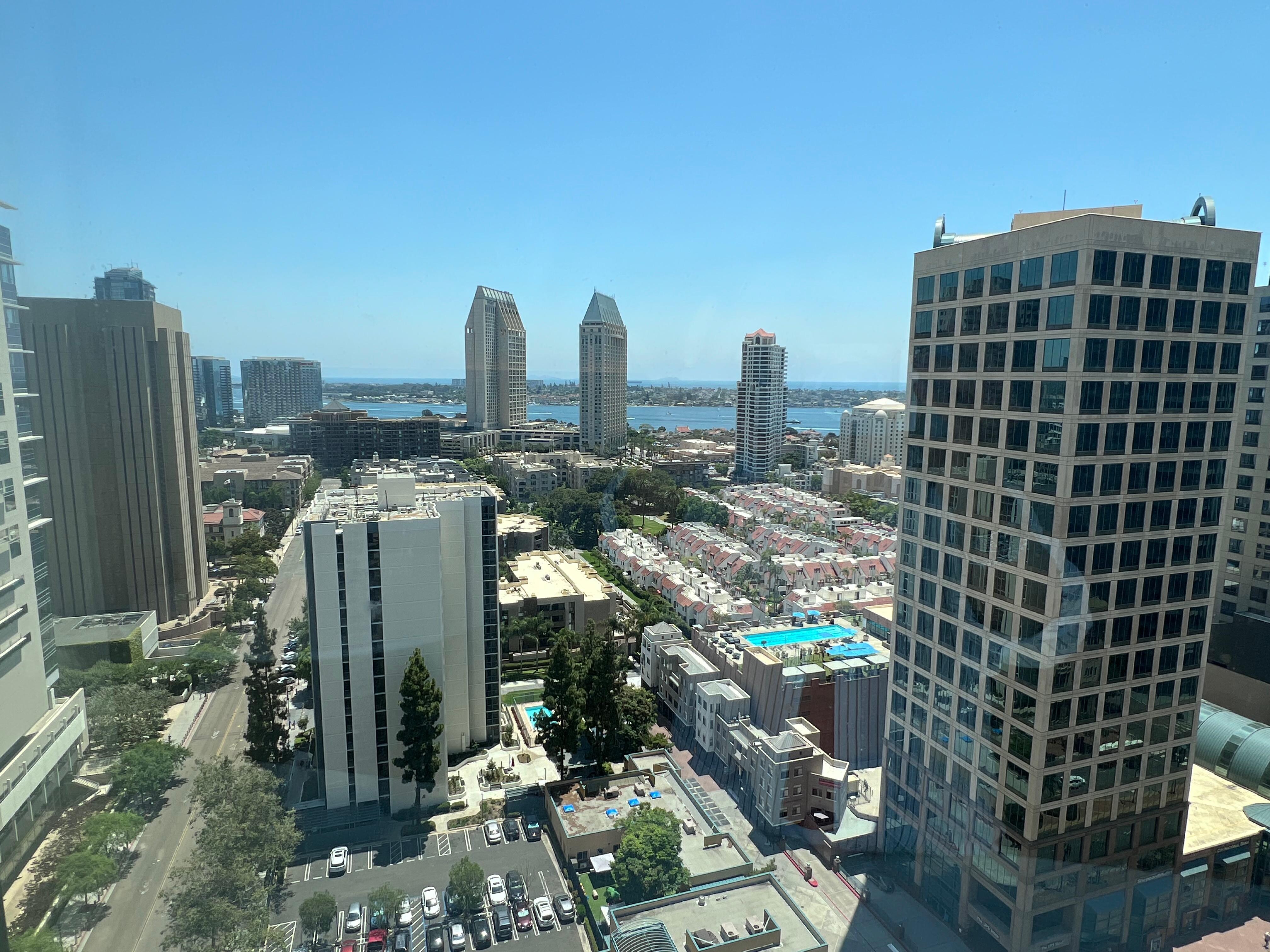 View from our room.