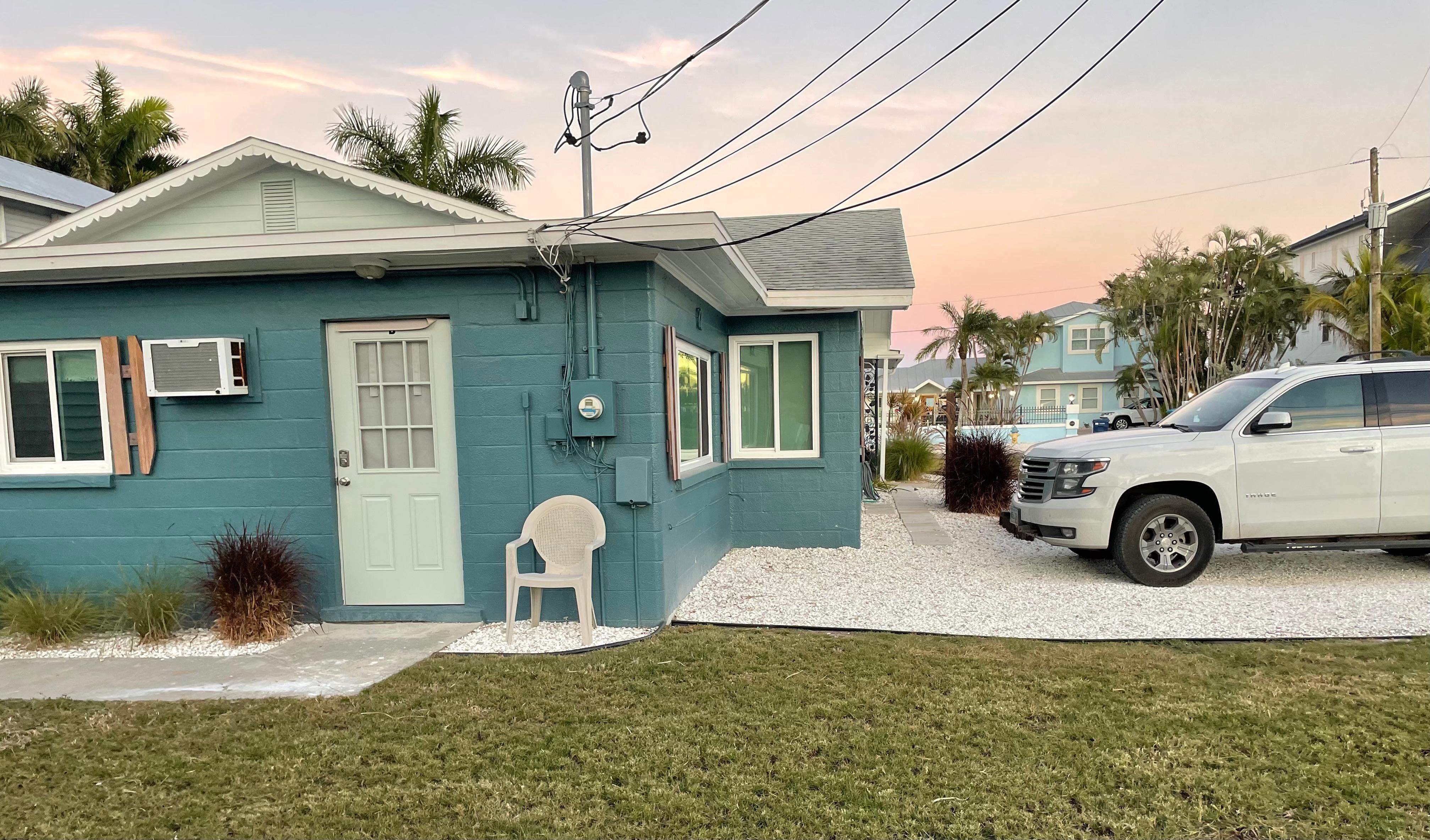 Entry to our side of the rental