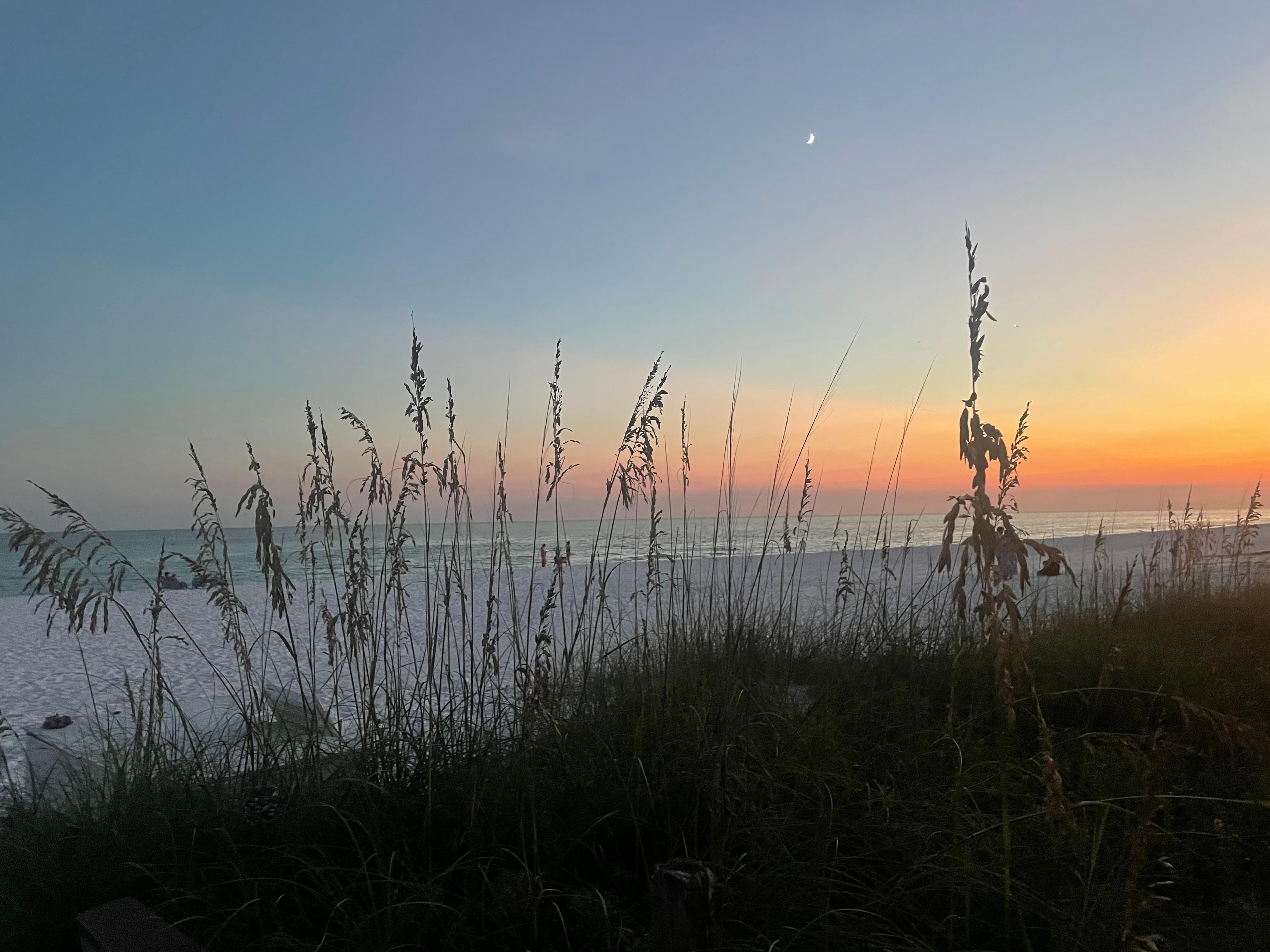 Sunset from the beach