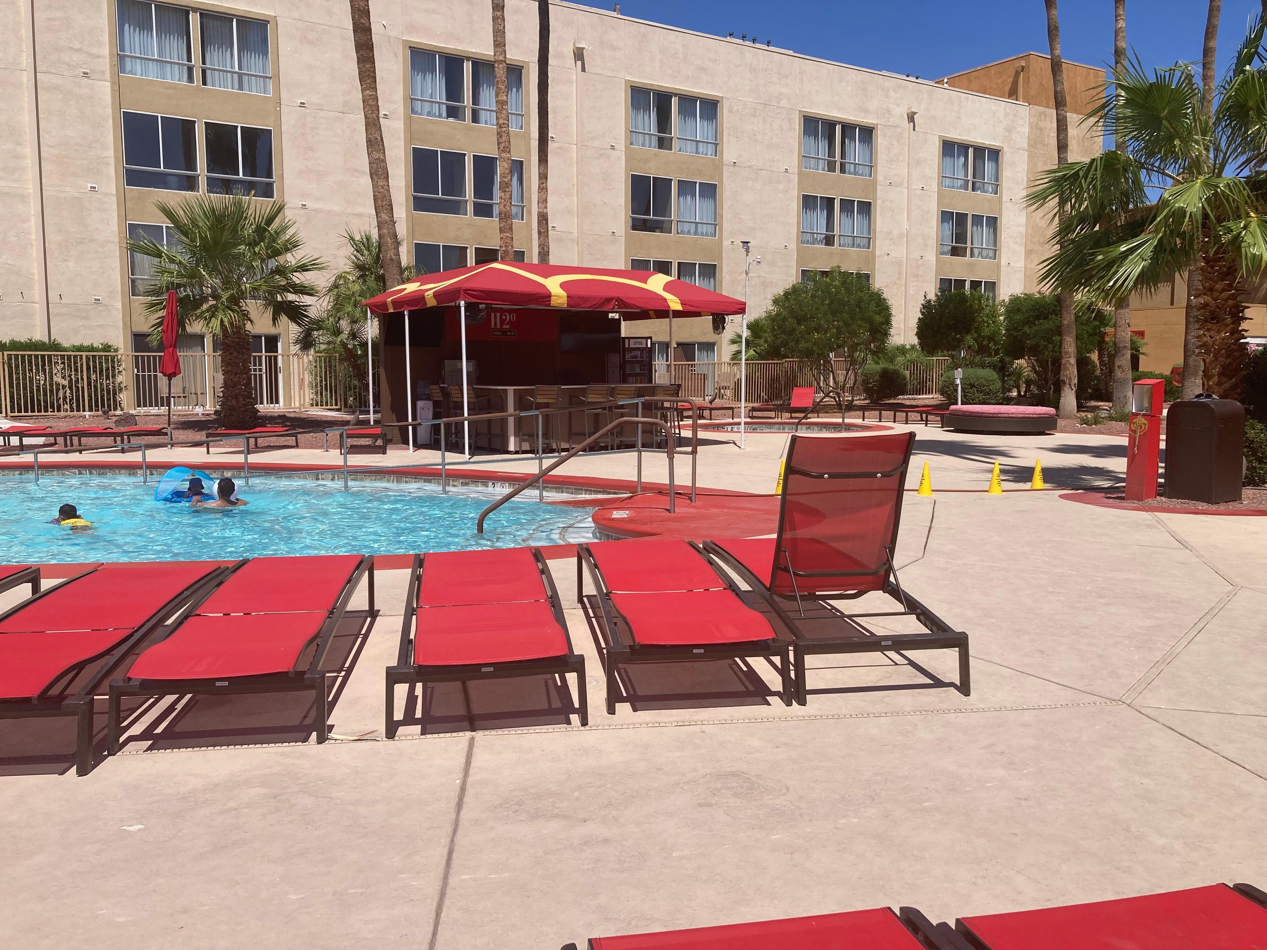 Pool area with Pool Bar