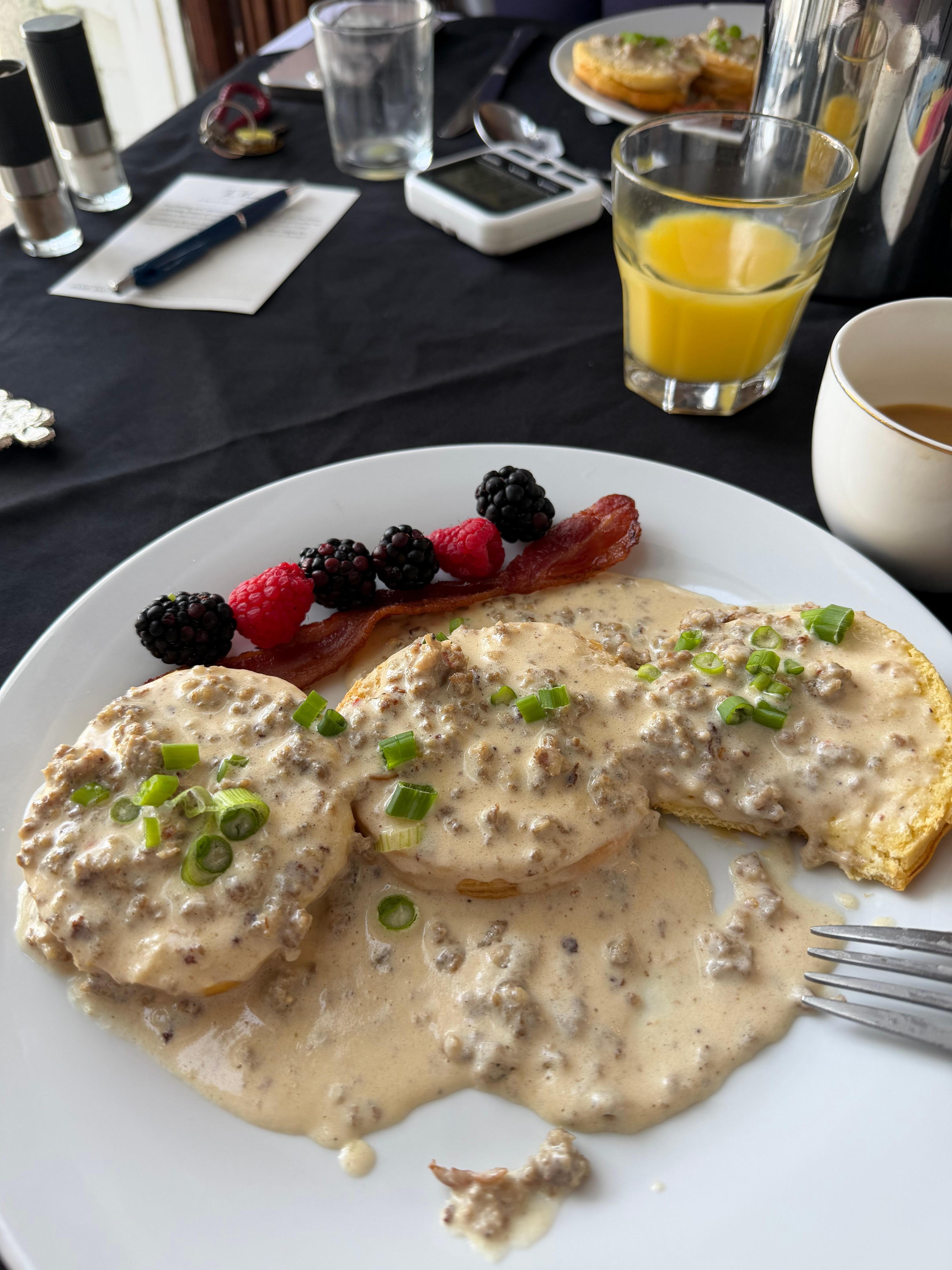 Wonderful breakfast with great coffee. 