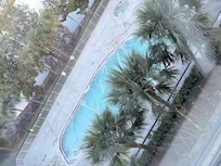 Outdoor area, Pool and hot tub closed.