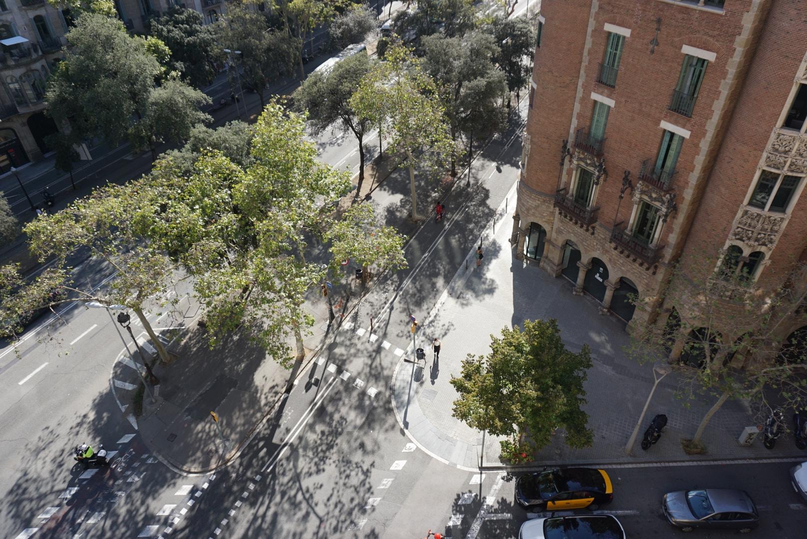 View from our balcony